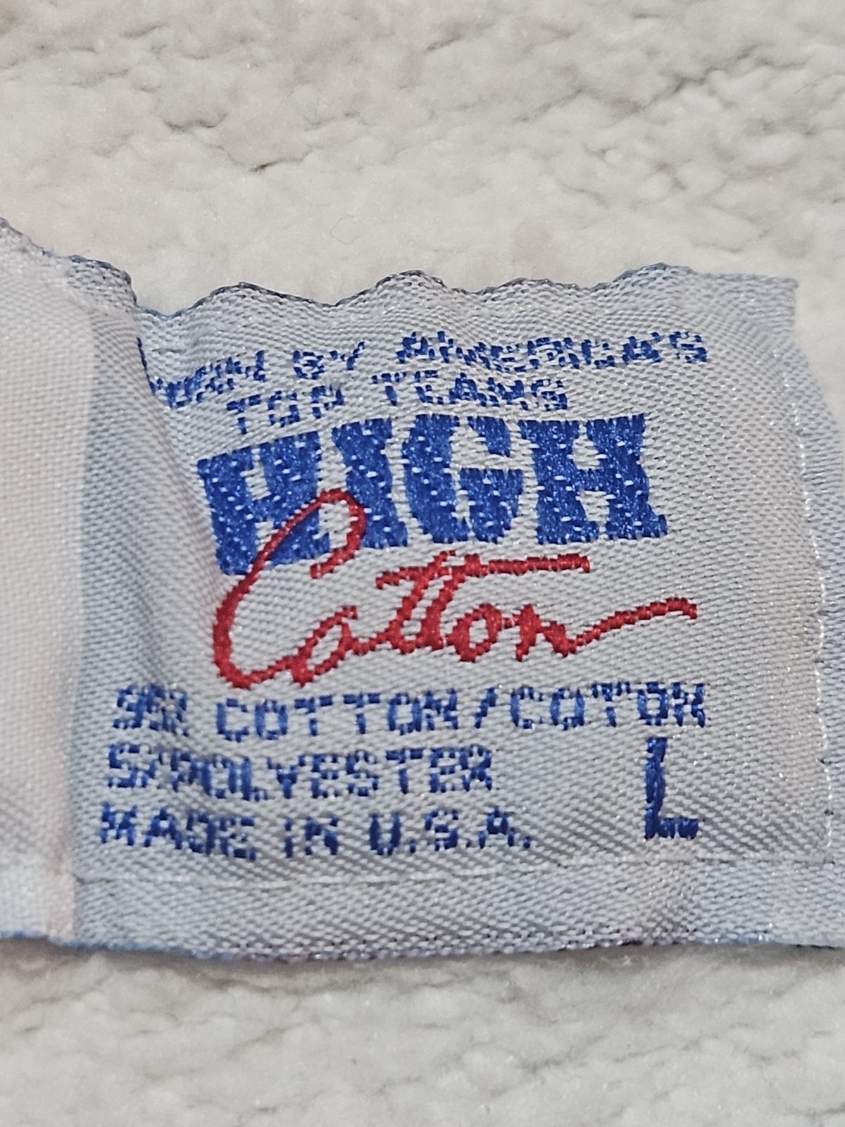 Vintage Auburn University Crewneck Russell Athletic L Embroidered Made USA