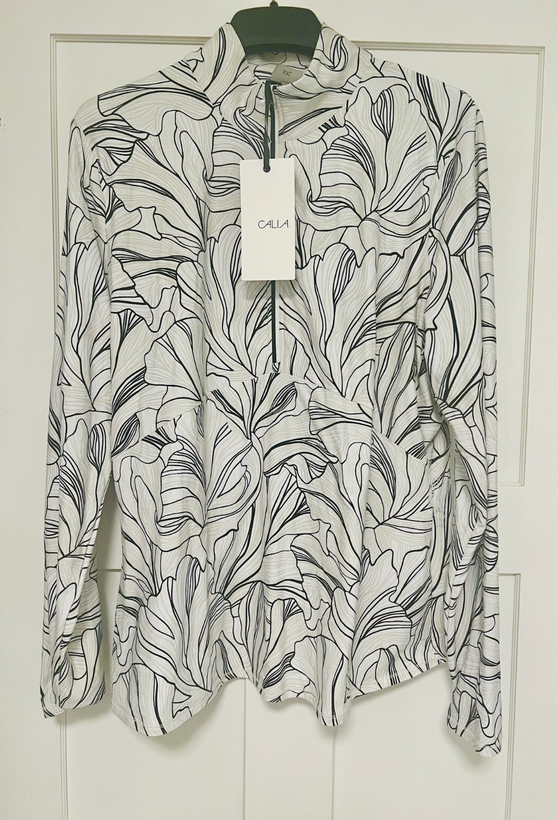 Calia Golf Quarter ZIp and Golf Eagle Skort Set Gingko Cloud Clover Set NWT XXL
