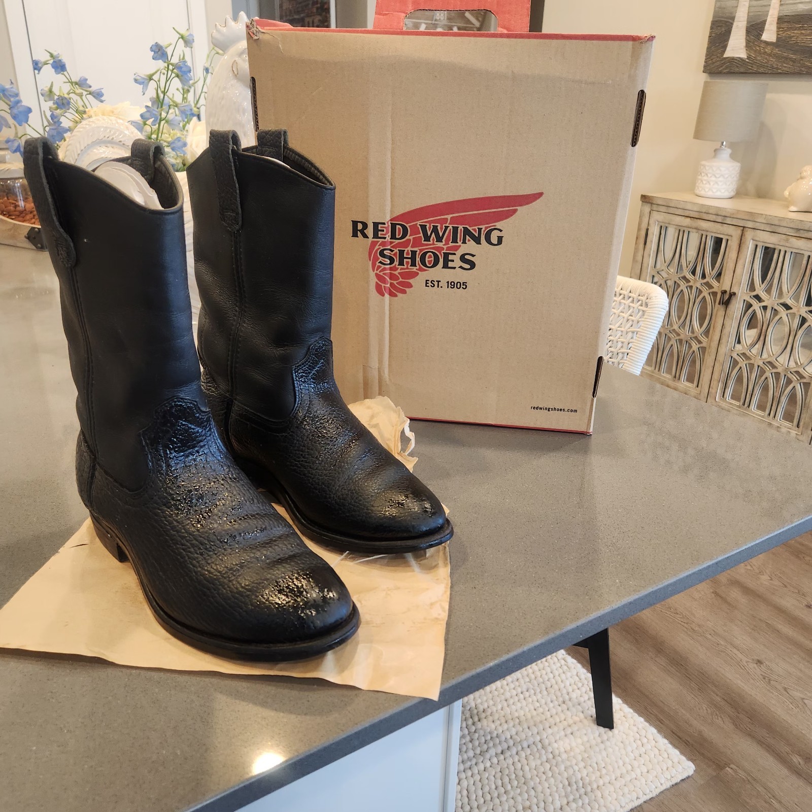 Red Wing 1158 Pecos Men’s Bullhide Leather Size 9ee