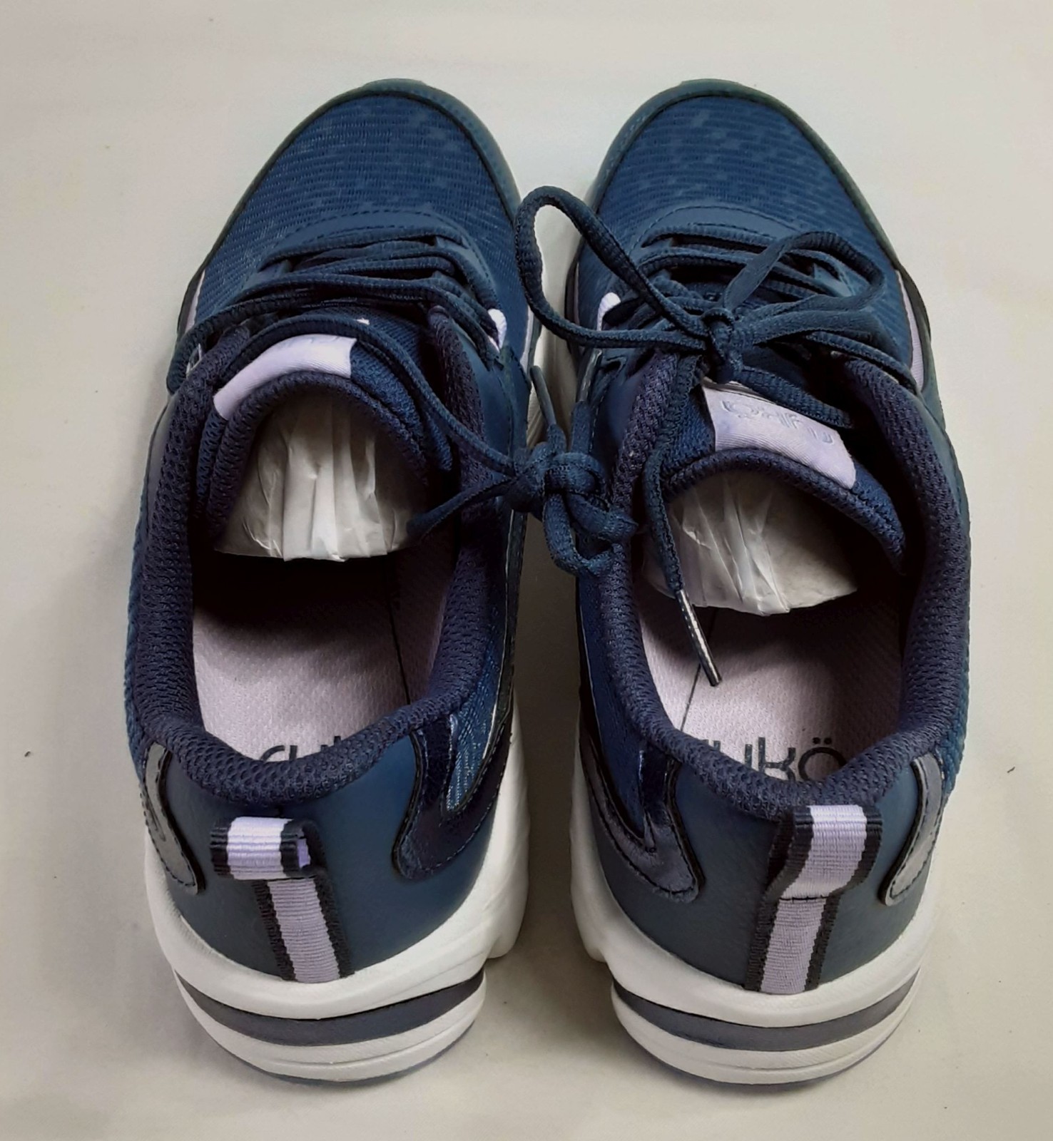 N ew, Womens Blue RYKA Imagine Athletic Running Mesh Lace Up Sneakers (8.5 M)
