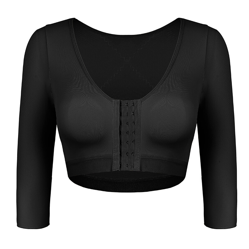 Women Arm Shaper Compression Sleeve Post Surgery Posture Corrector Top Shapewear