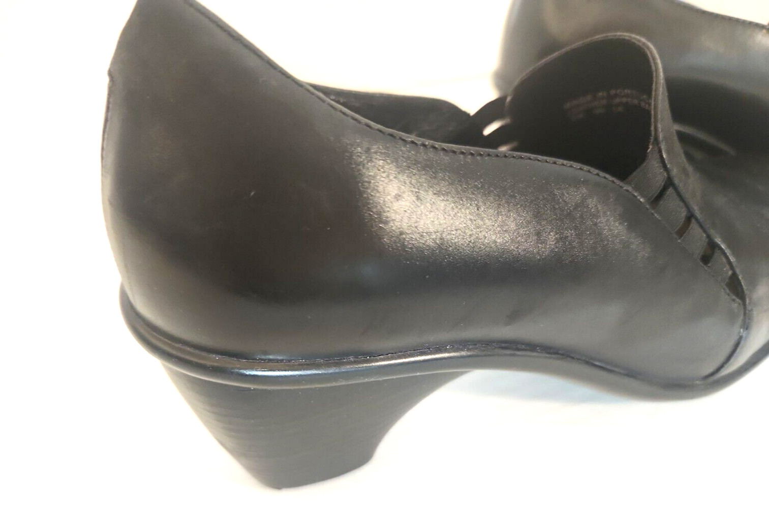 Dansko Black Leather 2.25 in Heel Shoes Size 41 (US 10-10.5)