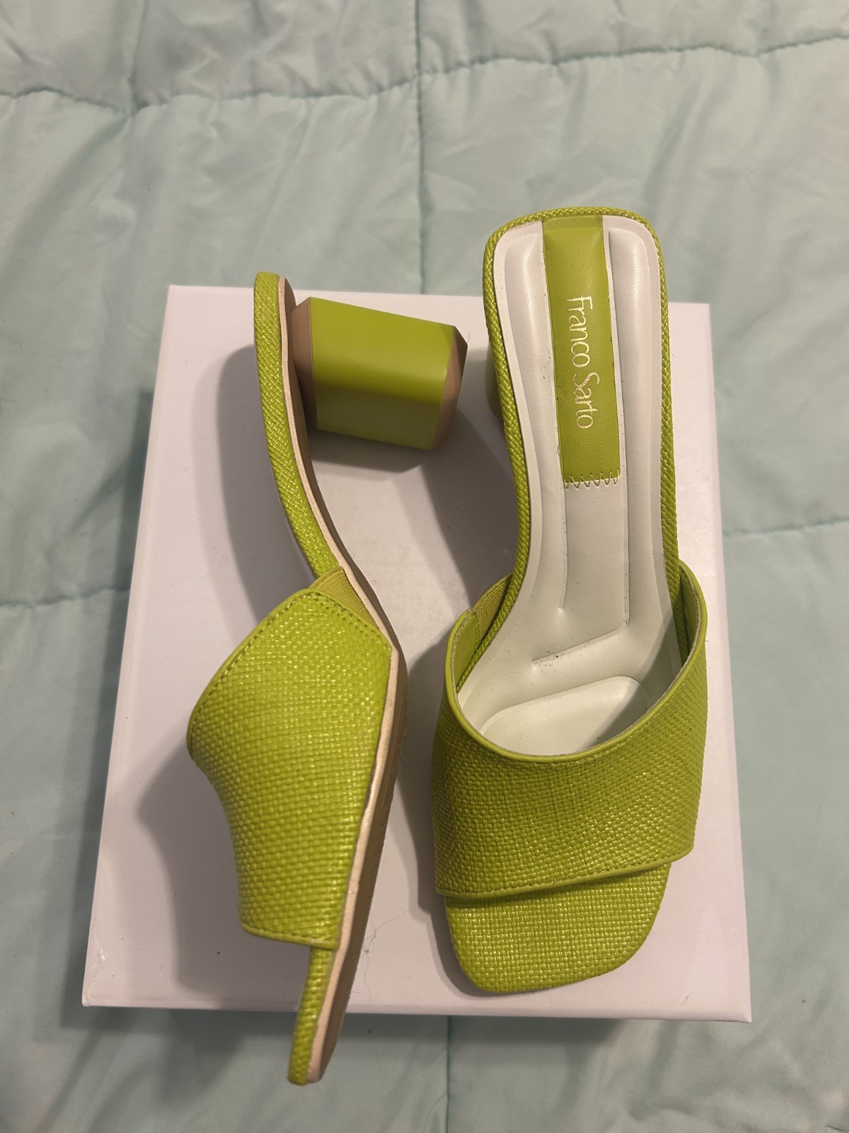 franco sarto sandals 7.5 heels