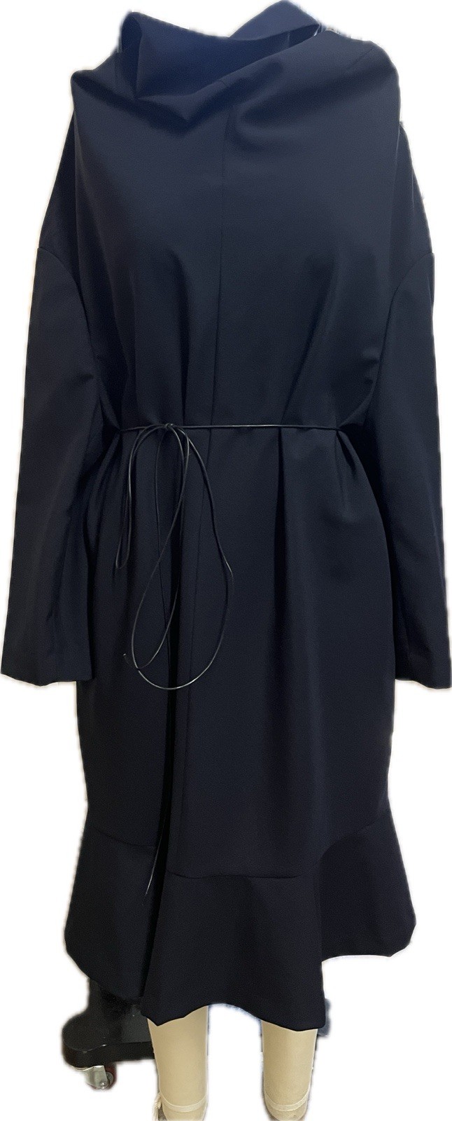 Come Des Garcons Avant Garde Dress Frock Cassock Cowl Neck Made In Japan Small