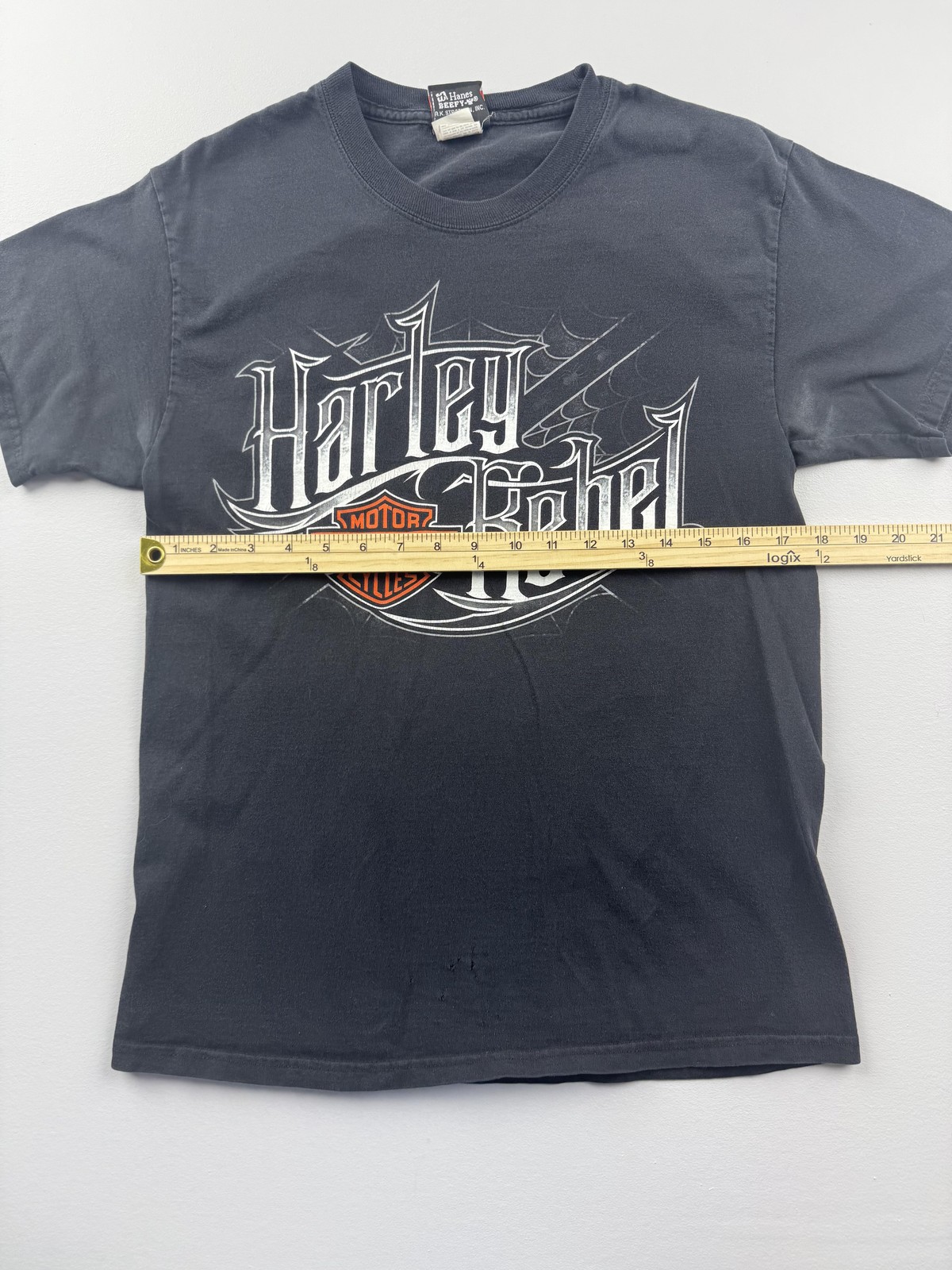 Harley-Davidson Shirt Mens Medium Black Harley Rebel Graphic Tee Speedway Biker