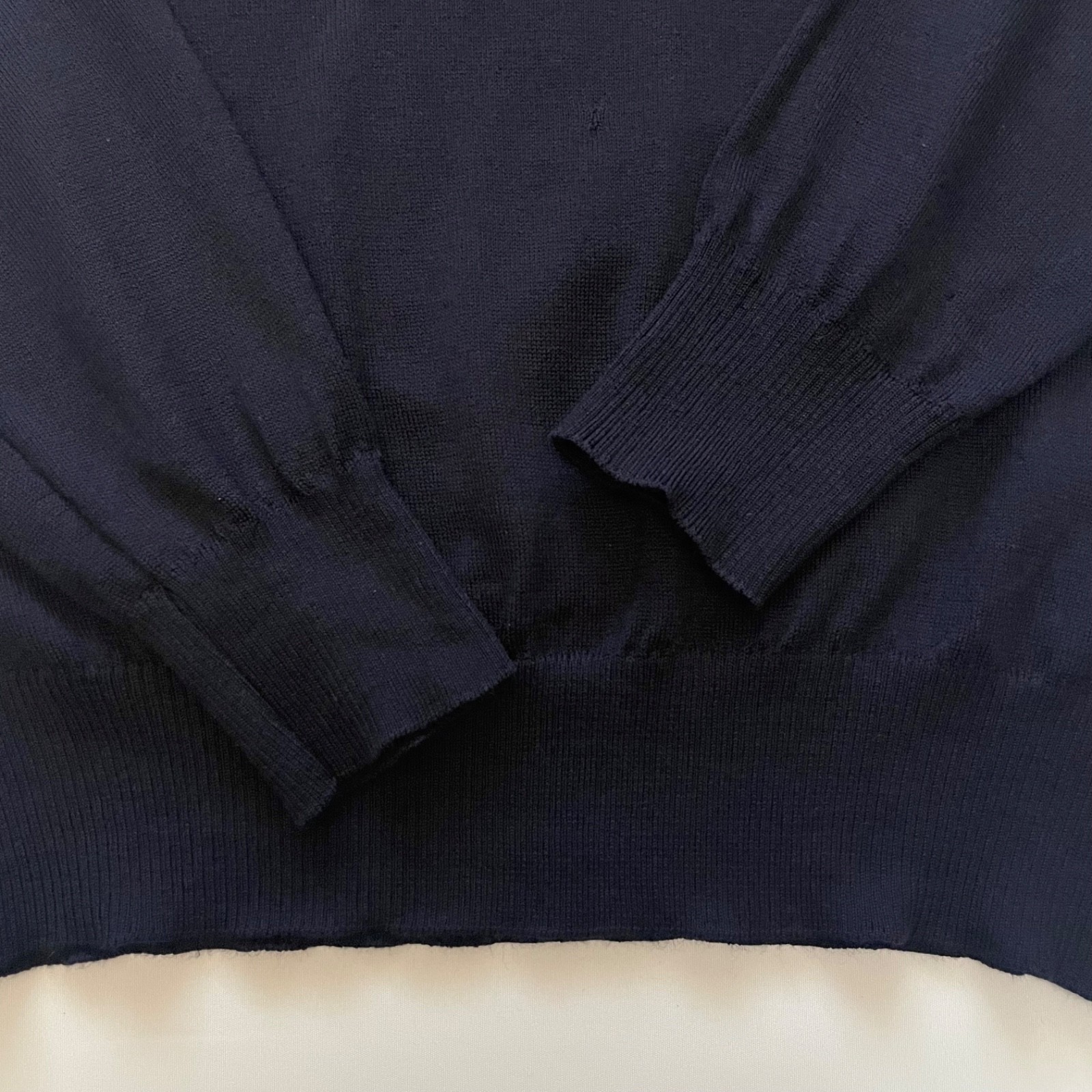 Asket Merino Wool Sweater Men’s Size M Regular Blue Made in Romania *Read