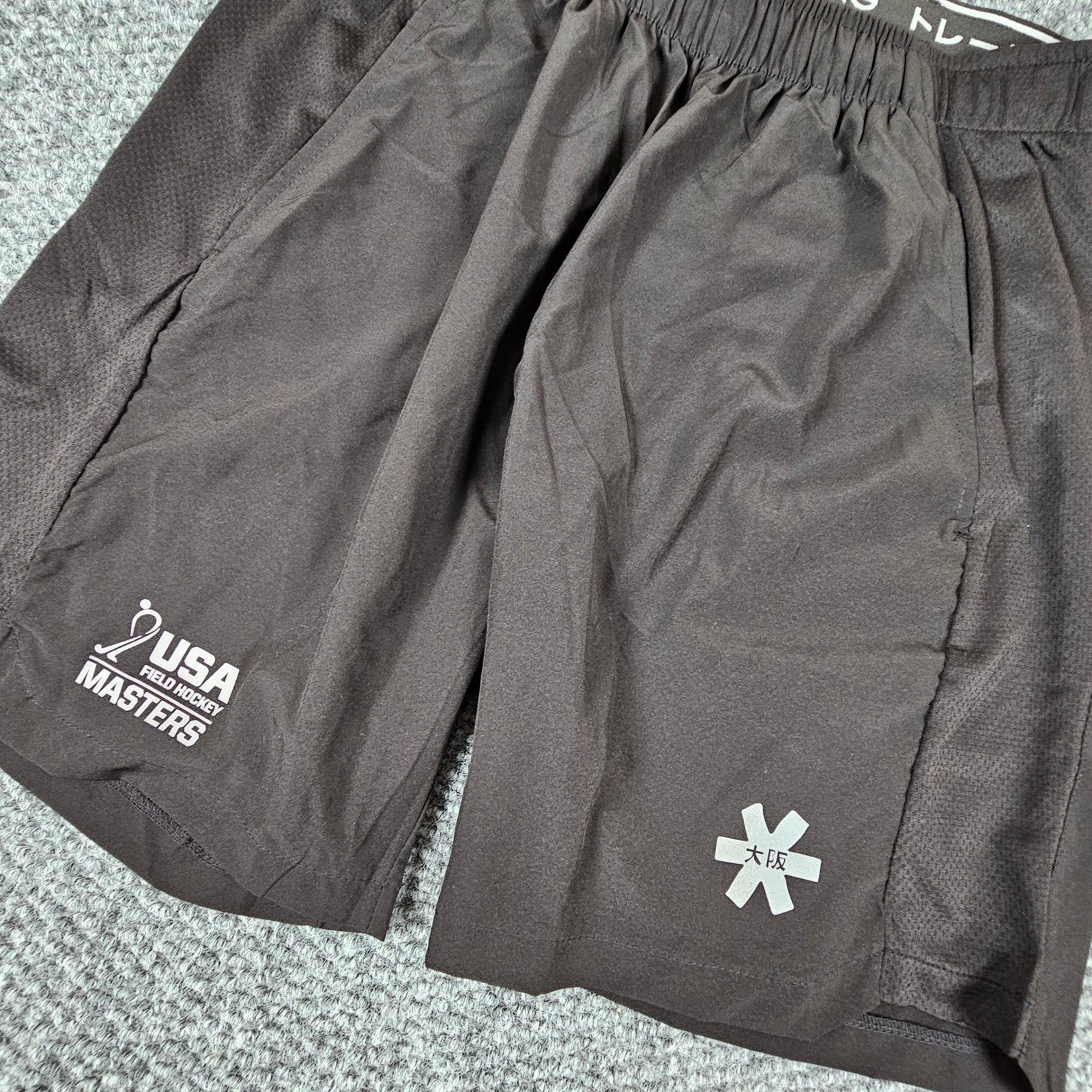 Osaka World USA Field Hockey Masters Training Shorts Black XXL NWT