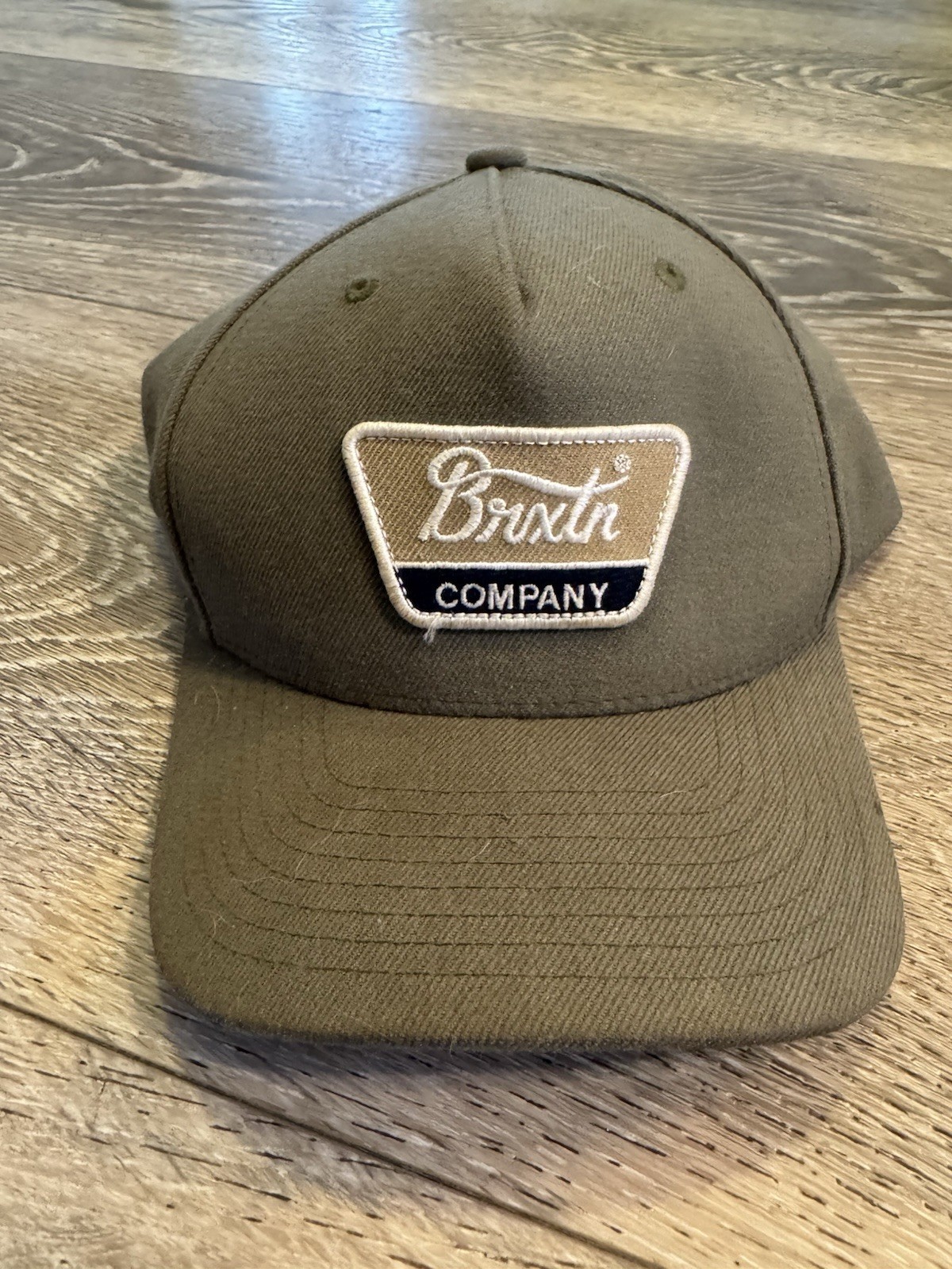 Brixton Company BRXTN Olive Green Adjustable Strapback Hat/Cap