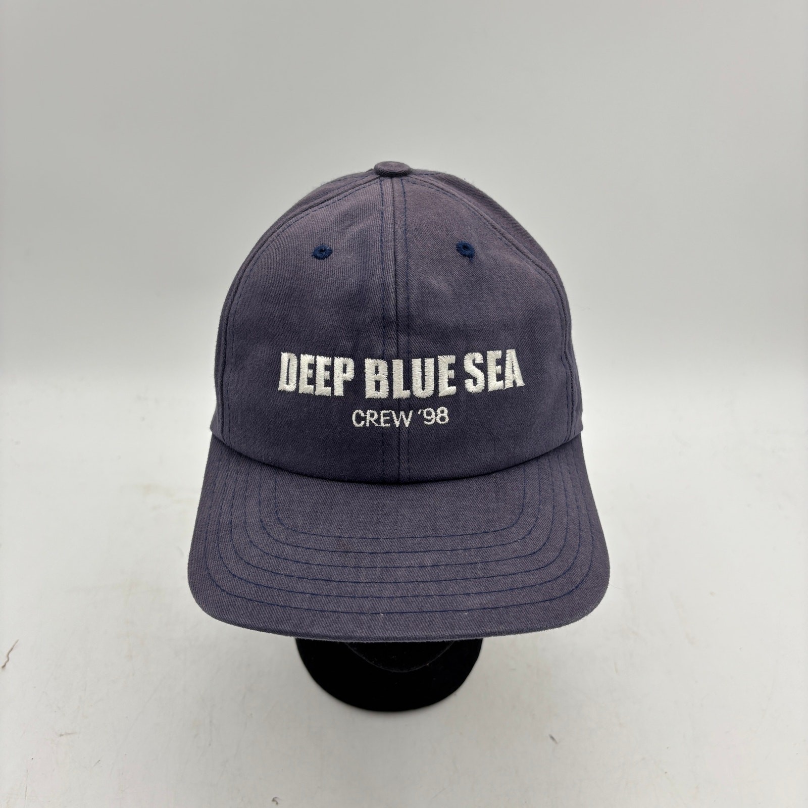 Vintage 1998 Deep Blue Sea Cast Crew Snapback Hat Samuel L Jackson LL Cool J