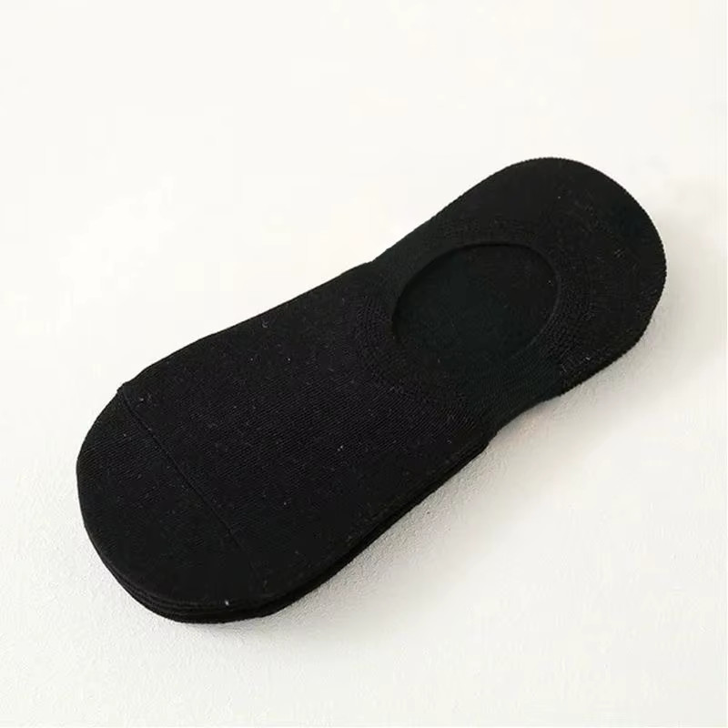5 Pairs Men Invisible Boat Socks Cotton No Show Ankle Sock Slippers AntiSlip Lot