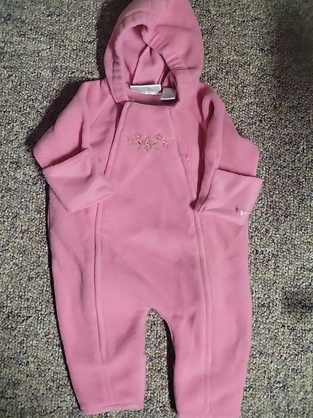 Cozy & Warm Pink Fleece Baby Coat 6-9 Months By Specialty Baby Never Worn