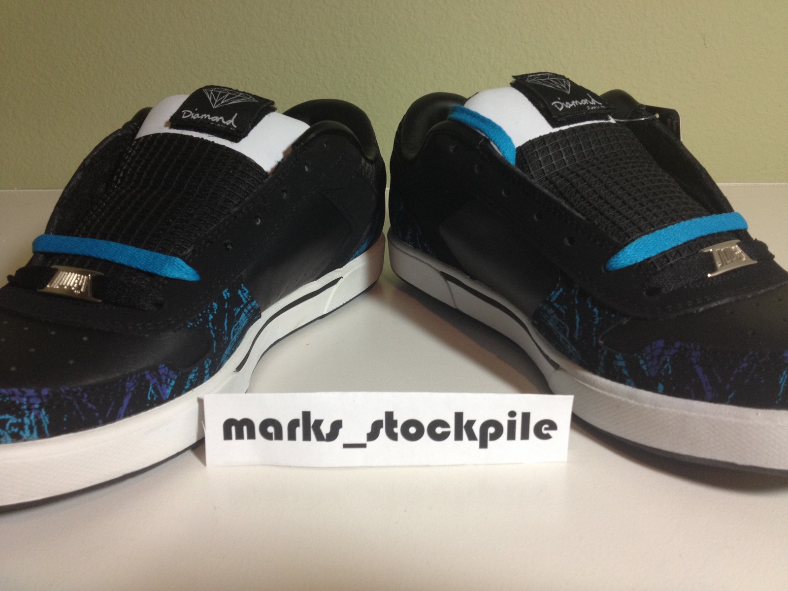 2007 DIAMOND SUPPLY CO X DVS ORIGINAL INTENT 10.5 DS NIB BLACK TURQUOISE