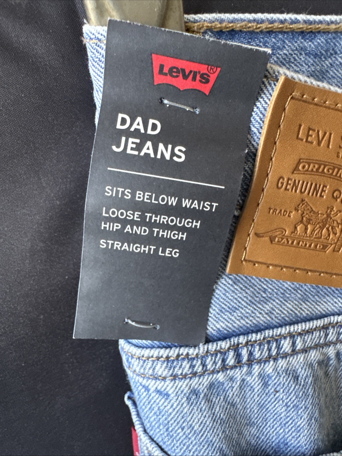 Levi’s Premium Dad Jeans Size 25×30 Women’s Sits Below Waist