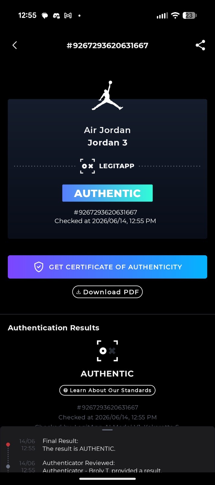 Nike Air Jordan 3 Retro Sneakers World’s Best Dad IF4396-103 Youth Size (5Y)