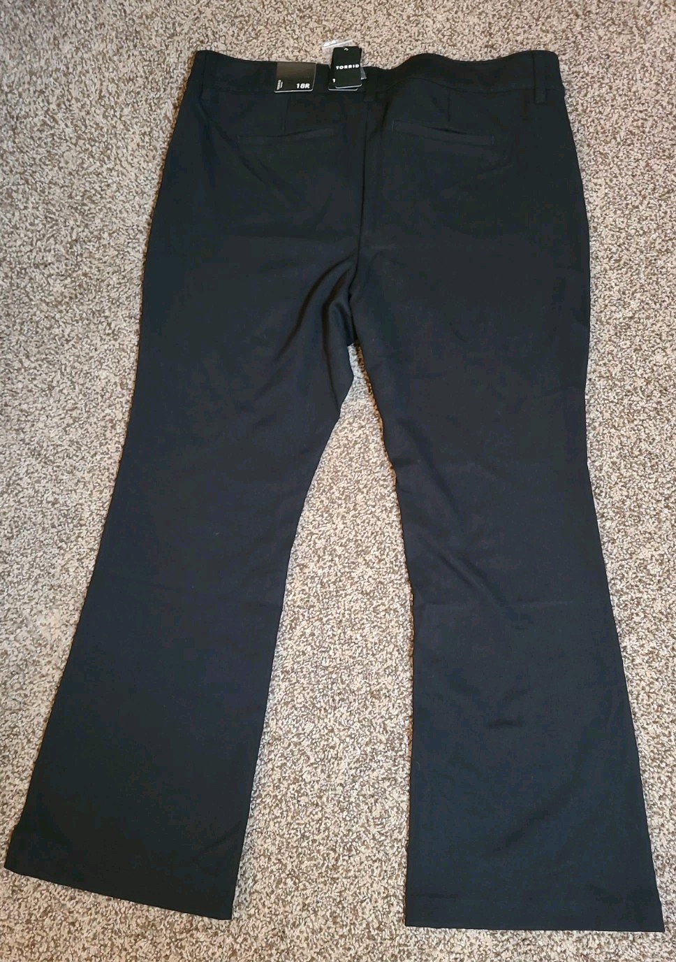 NWT Torrid Studio Ponte Pants Womens 18 Reg Deep Black Trouser Boot Stretch