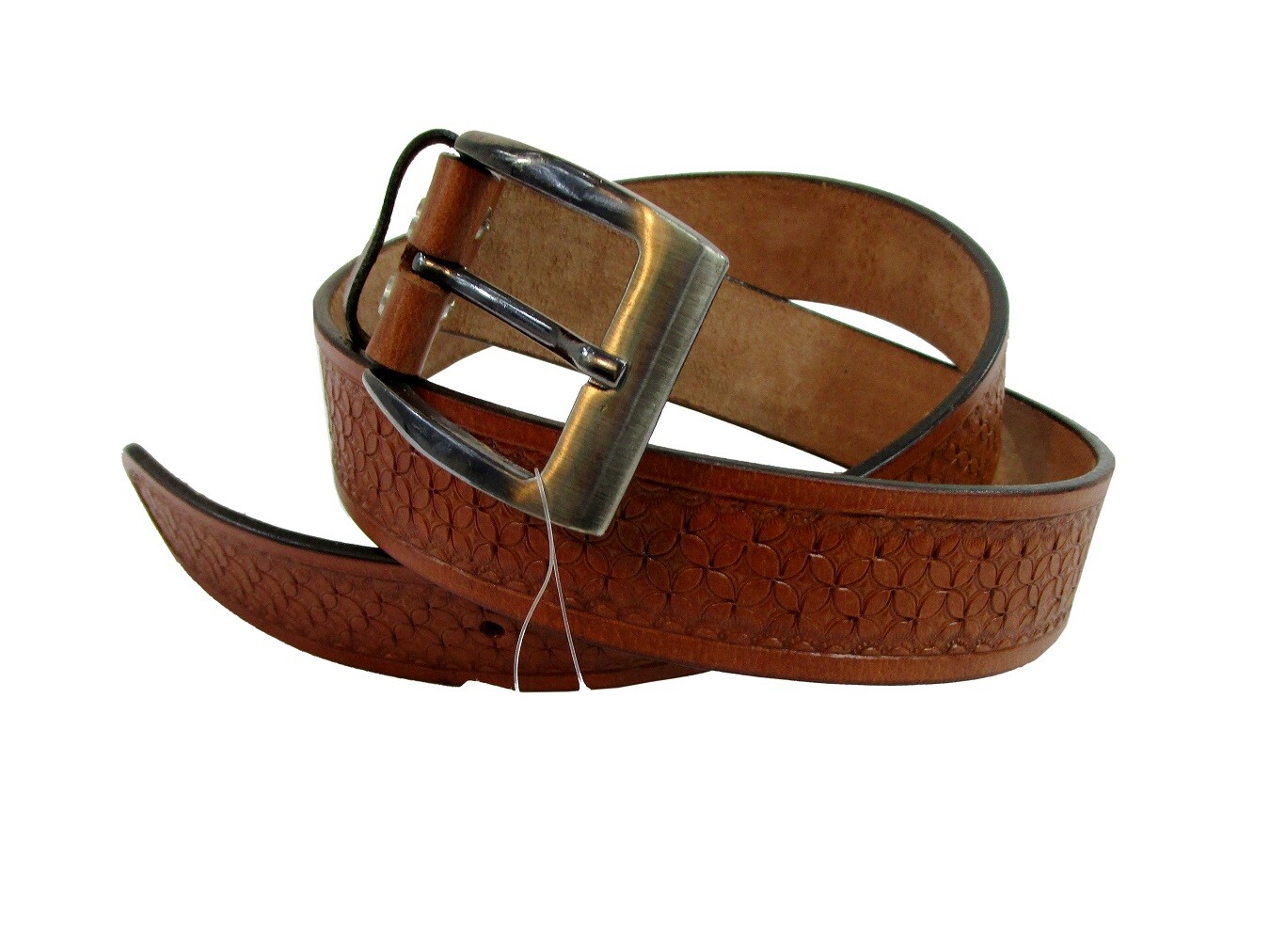 WESTERN BELTS FOR MEN TOOLED LEATHER WORK BELT CASUAL FOMRAL WEAR 32 TO 50