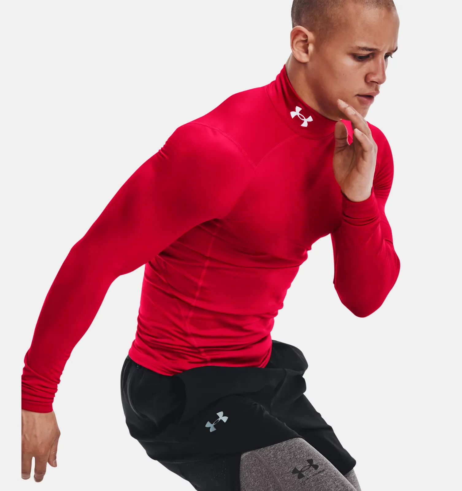 Under Armour Mens ColdGear Long Sleeve Mock Shirt – 1366072 – Free Shipping