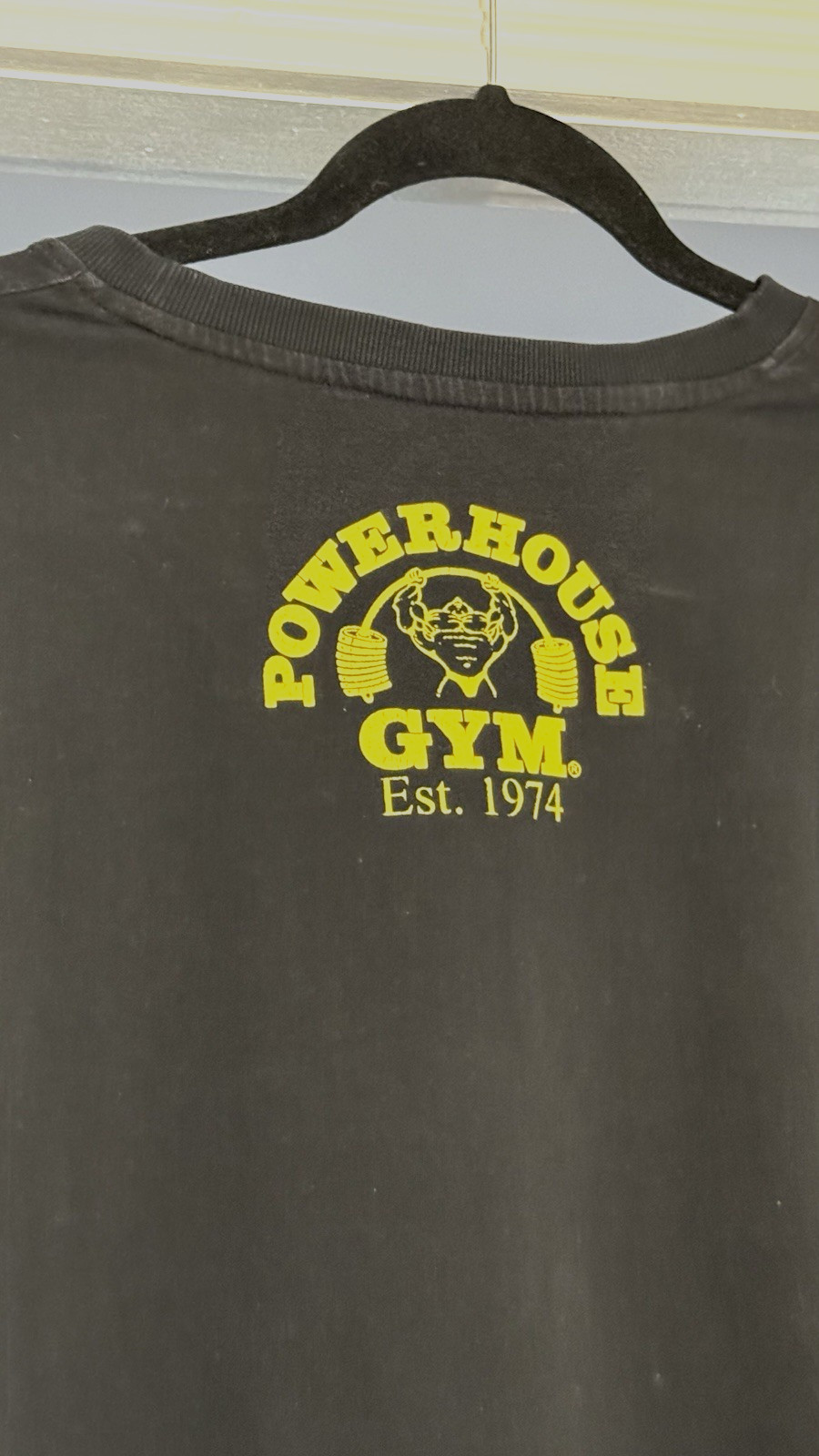 POWERHOUSE GYM Est 1974 Front & Back Bodybuilding Weightlifting Extra Large XL