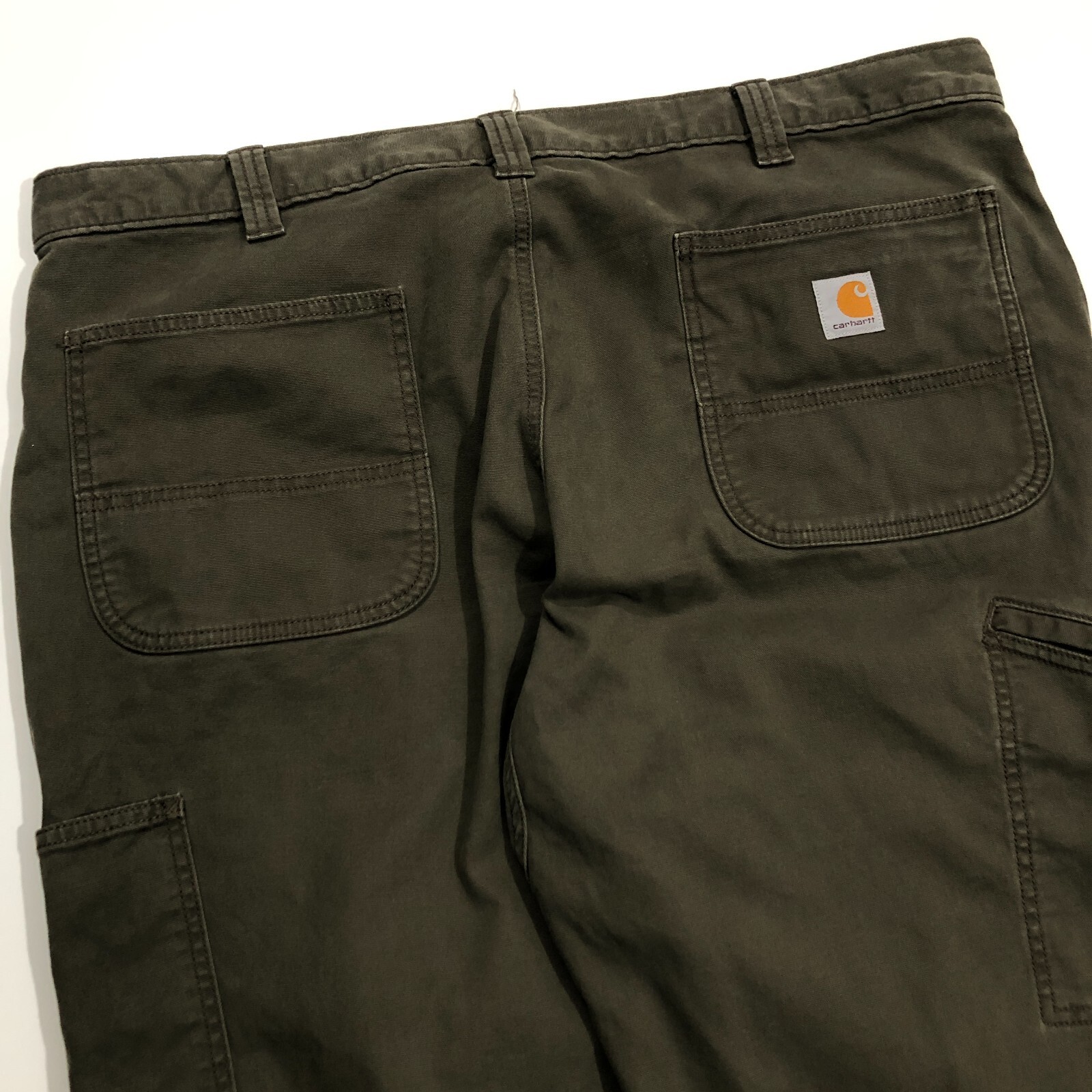 Carhartt Mens 42×30 Rugged Flex Relaxed Fit Duck Double Knee Utility Work Pants