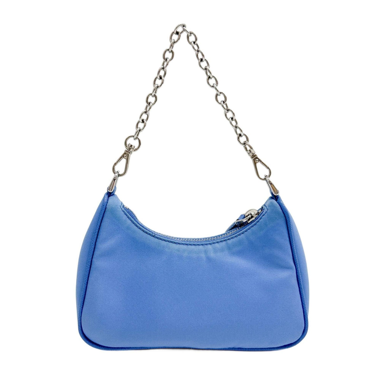 PRADA Mini Re-Edition 2005 Re-Nylon Blue Nylon Hand Bag
