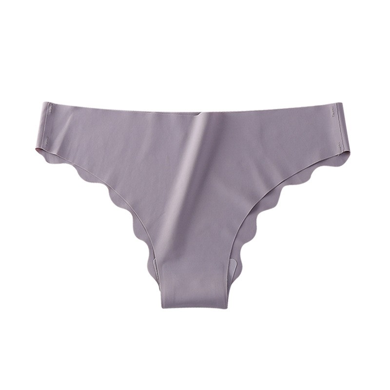 5PCS Women Underwear Seamless Invisible Ice Silk Cheeky Thongs, Sexy Low Briefs