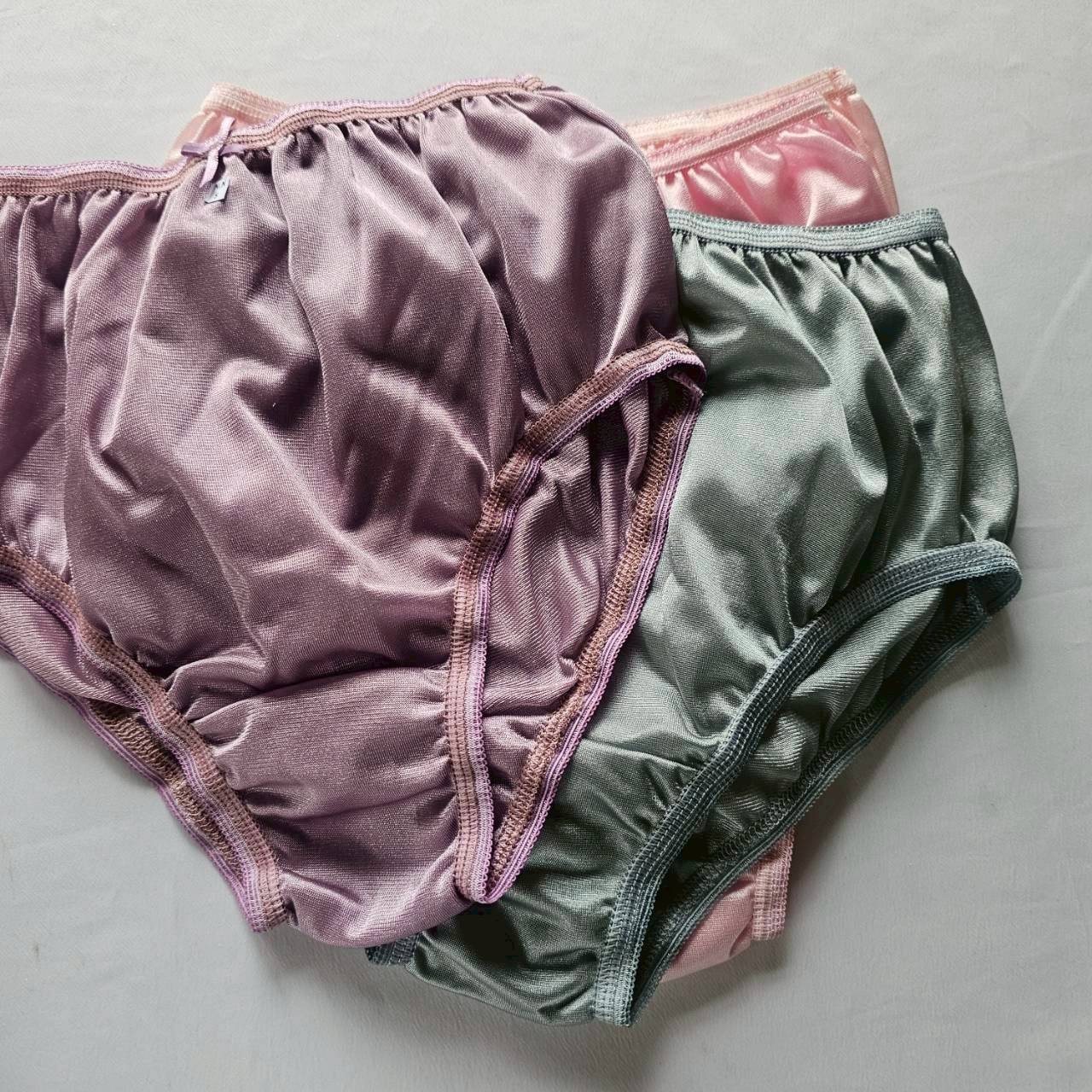 13pcs Underwear Women Nylon Small Panties Smooth Soft Briefs High Waist 24″-28″