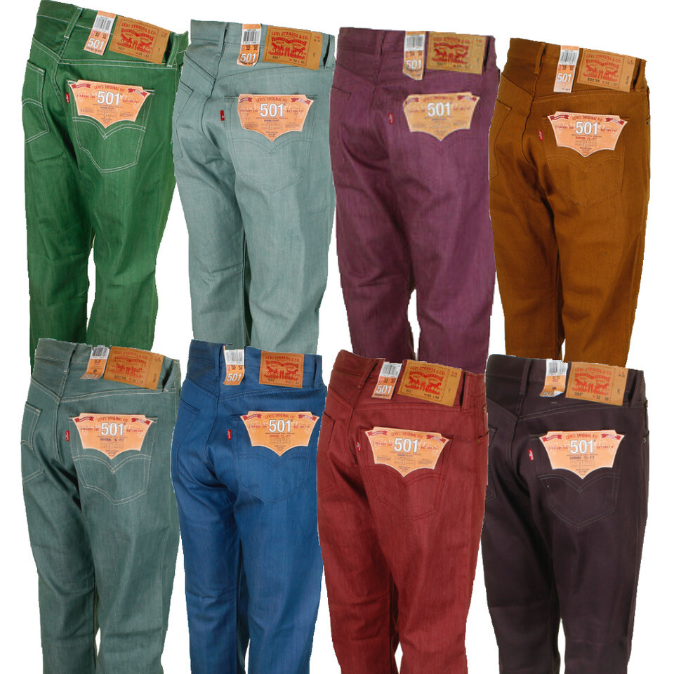 Levi’s Men’s 501 Original Shrink to Fit Button Fly Denim Jeans