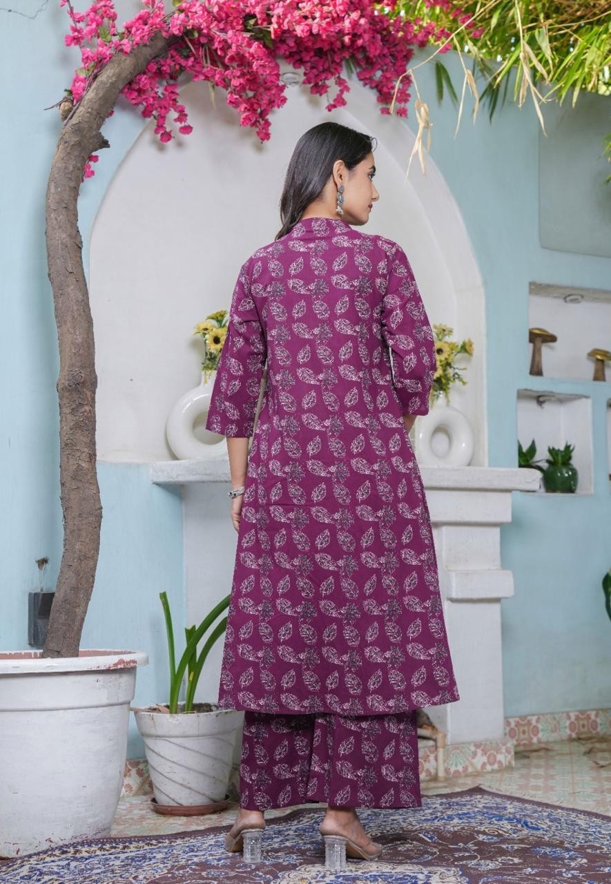 Plus Size Kurta Palazzo With Designer Dupatta Set, Pakistani Salwar Kameez Suit