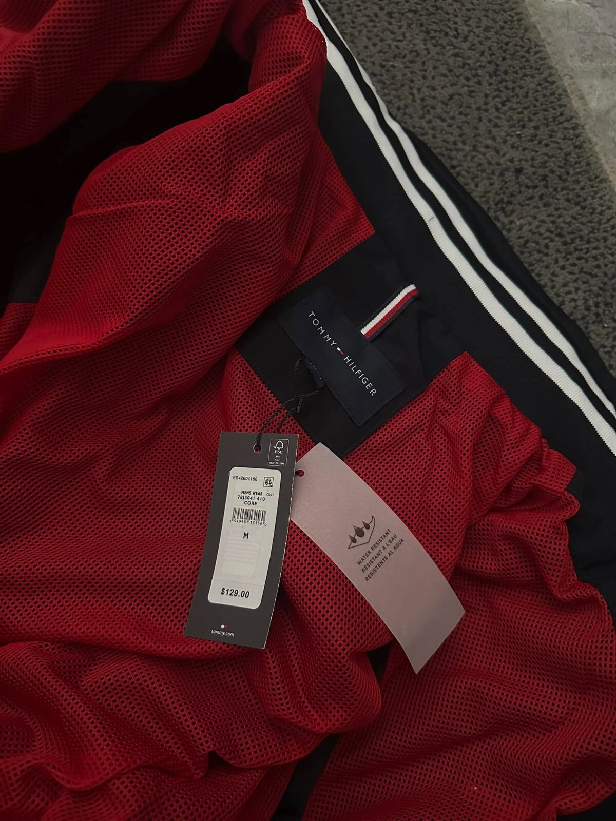 Tommy Hilfiger Men’s Water-Resistant Regatta Bomber Jacket