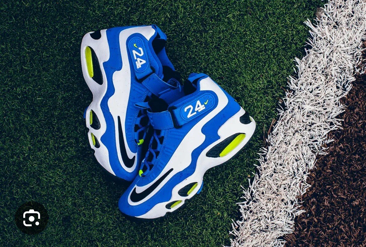 New 10.5 Nike Air Griffey Max 1 Varsity Royal Volt Sneakers 2021 DJ5161-400 Men