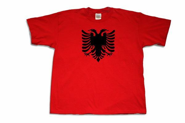 Albanian Eagle T-shirt Albania Flag Kosovo Tirana Double Eagle Tee Shirt
