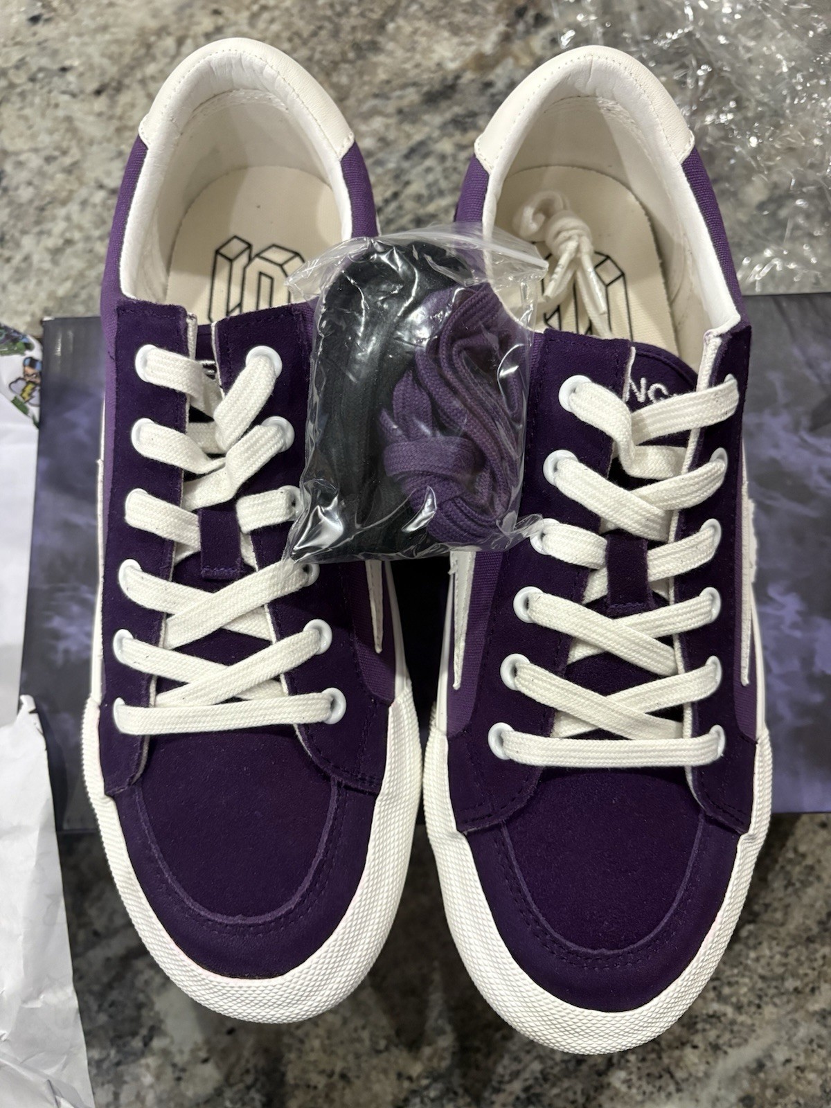 Revenge X Storm Vol.2 Dark Violet White Men’s Low Top Sneakers Athletic