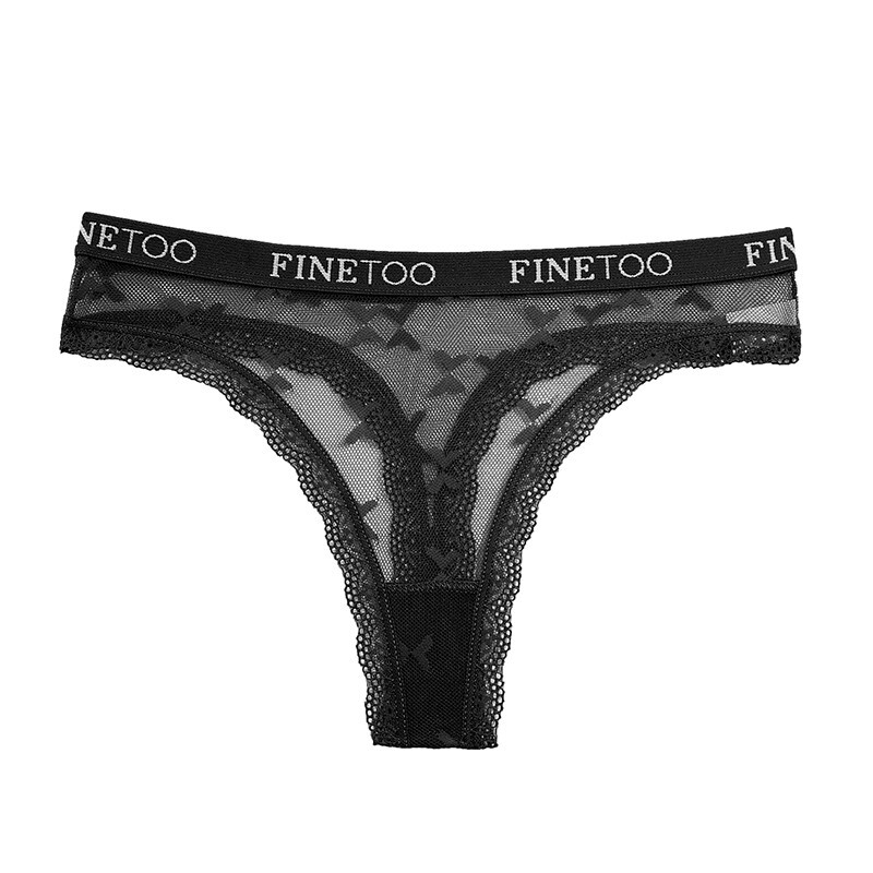 6 Pack Lot Womens Sheer See Through Panties Thongs Lace Underwear Sissy Lingerie