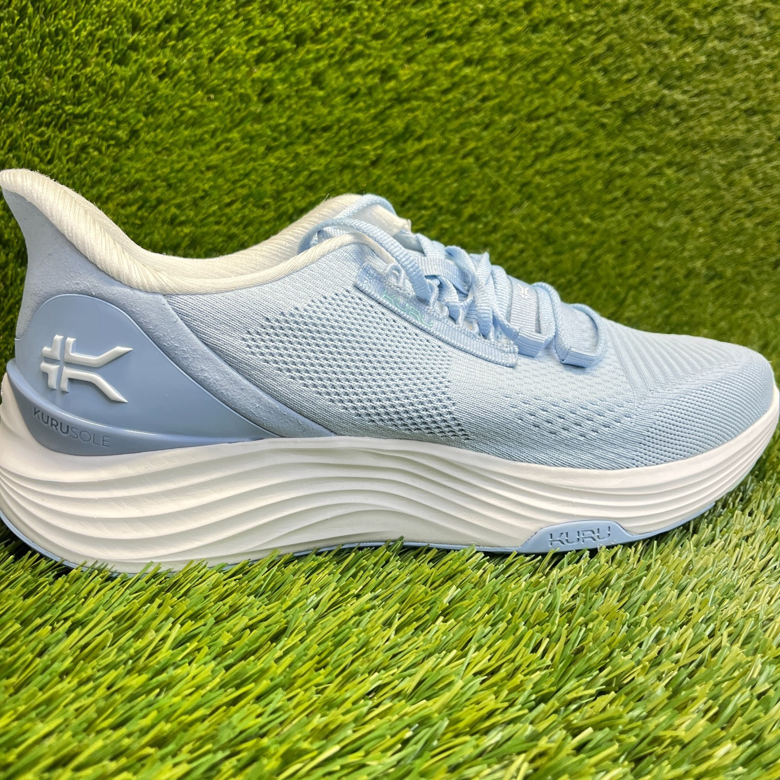 Kuru Atom 2 Womens Size 12D Blue White Athletic Running Waking Shoes Sneakers
