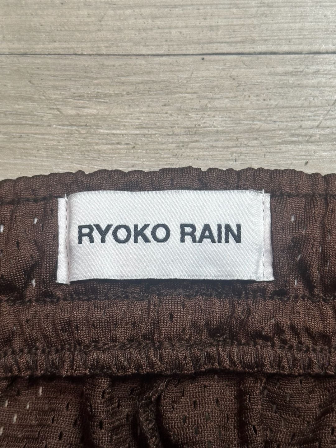 Ryoko Rain Classic Mesh Shorts in Coffee Brown