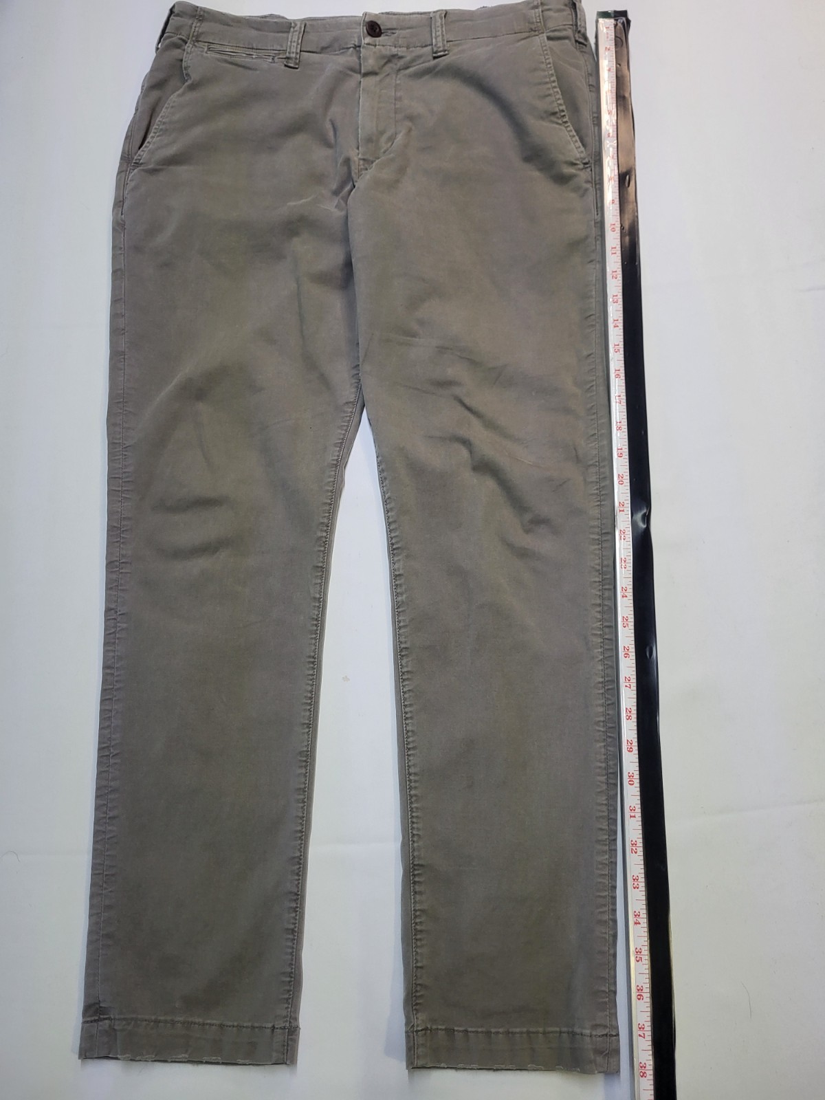 American Eagle Flex Khaki Chino Pants Men’s 34×32 Slim Straight Stretch