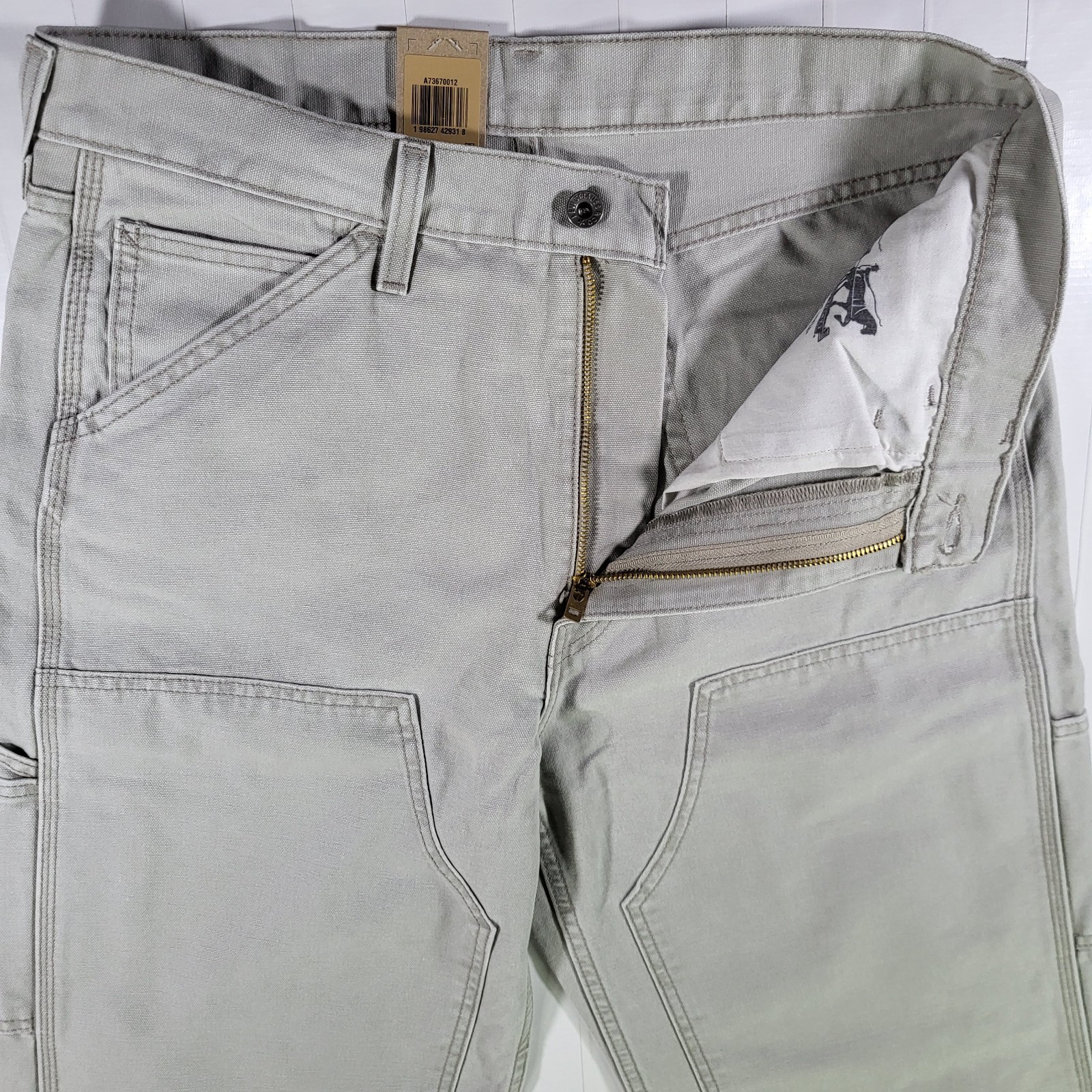 Levis 568 Double Knee Jeans 32×32 Carpenter Utility Loose Straight Men’s Gray
