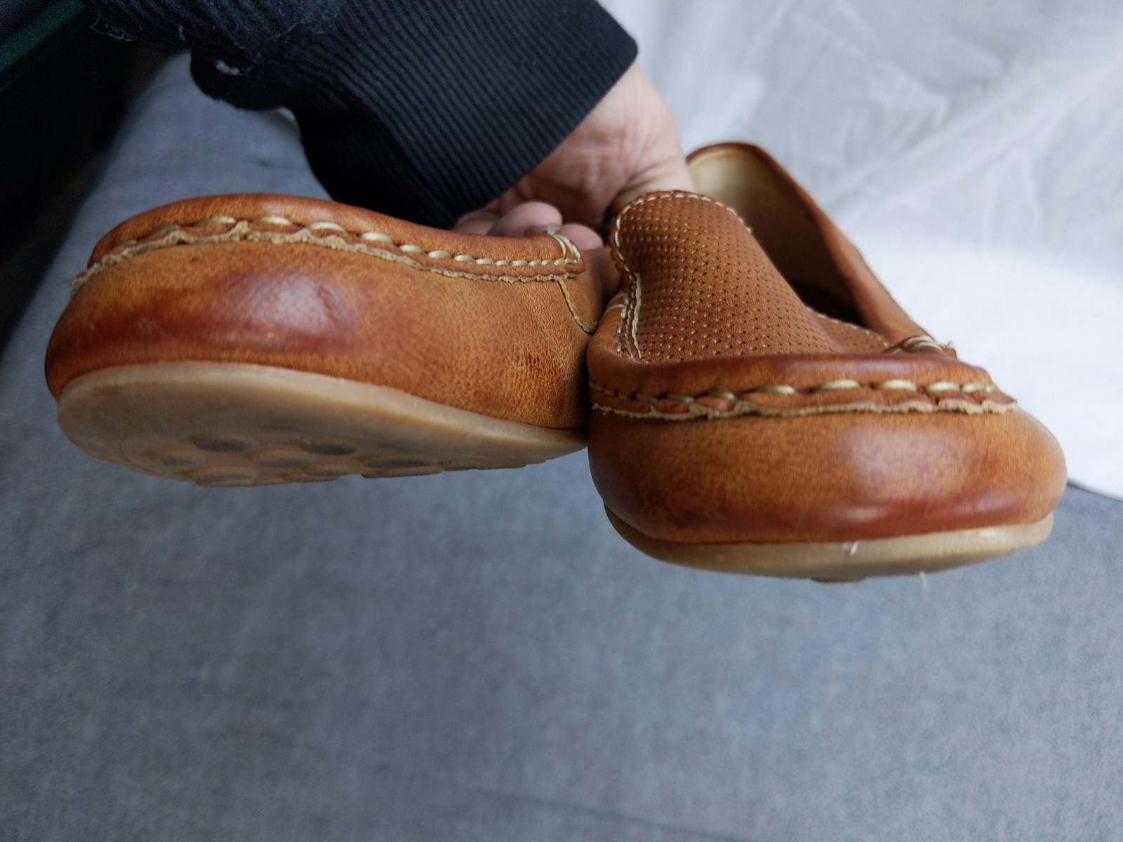 B.ø.c Shoes Womens Size 7 Brown Loafer Flats Cushioned Comfort Casual Slip On