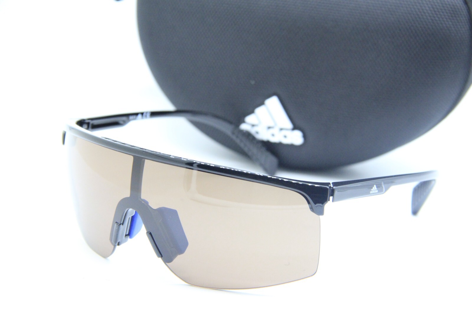 NEW ADIDAS SP 0005 01E BLACK MIRRORED AUTHENTIC SUNGLASSES W/CASE 137MM