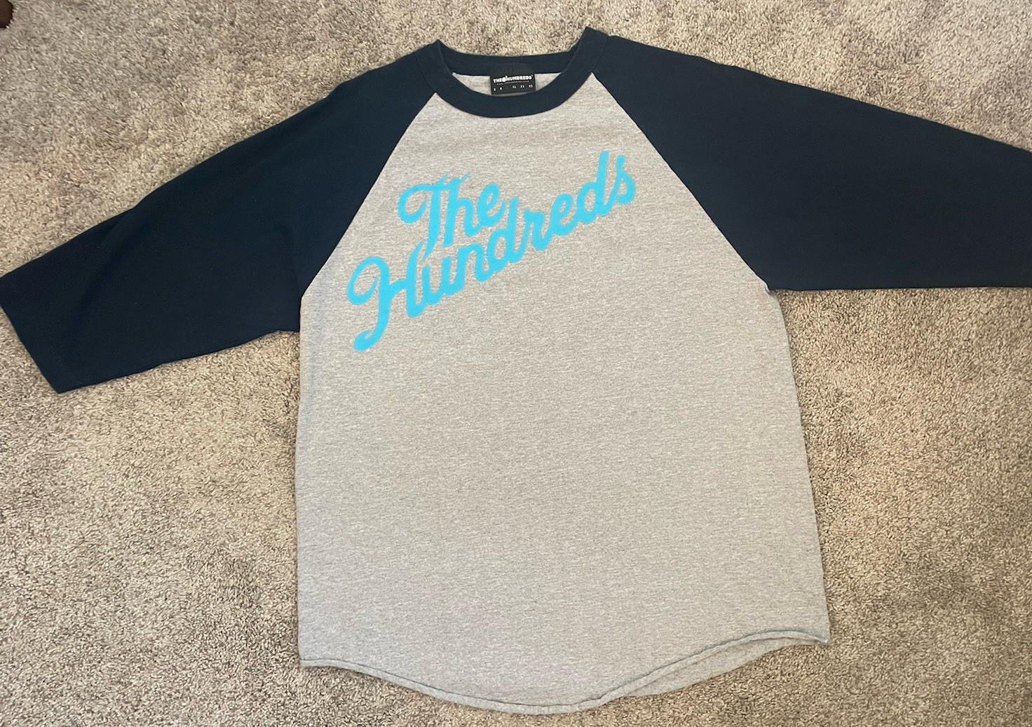 Vintage The Hundreds Skateboarding Tee Baseball T-Shirt Men’s Sz Large 90’s Y2k