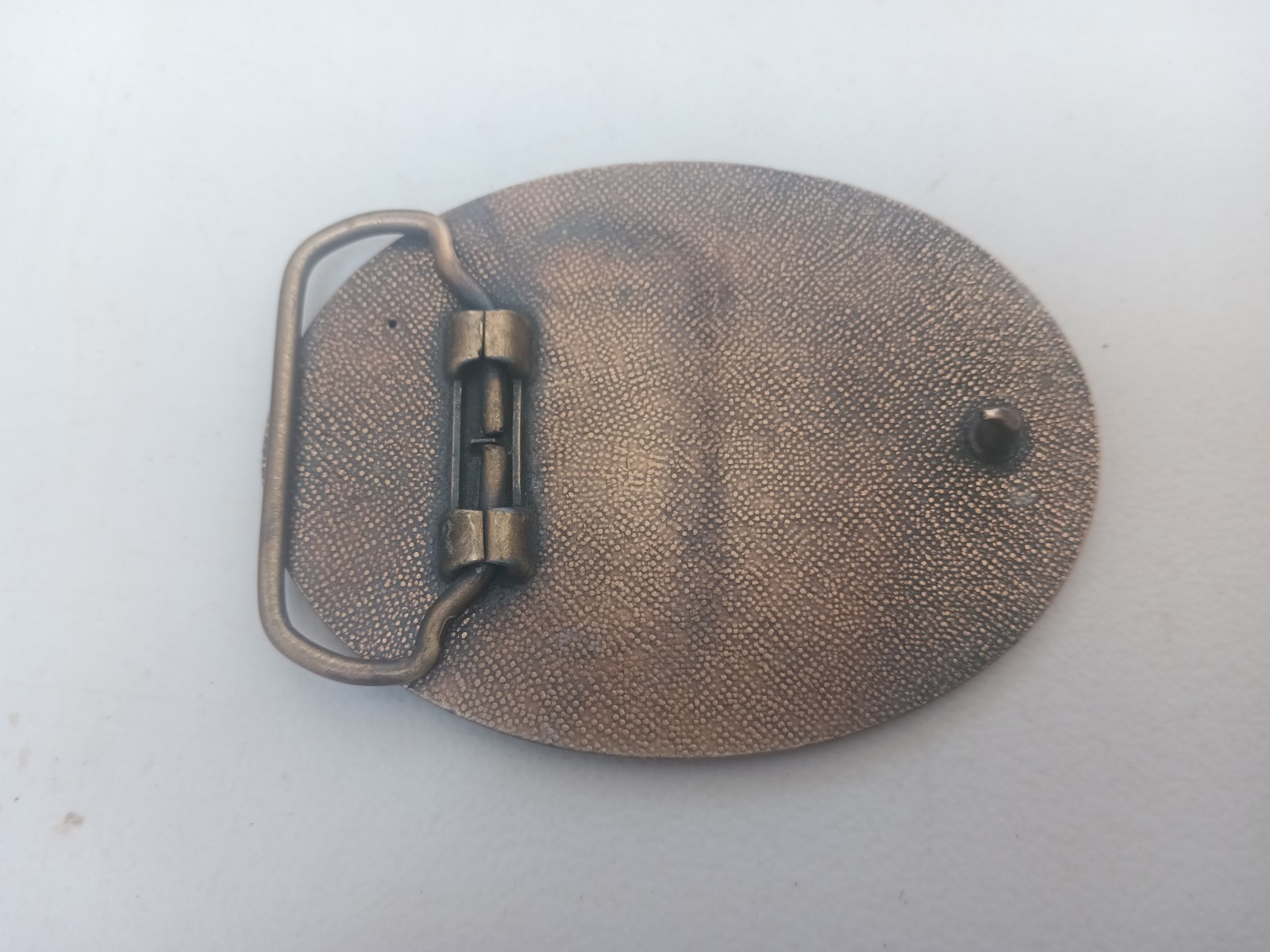Vintage Swift Safety Award Brass Belt Buckle