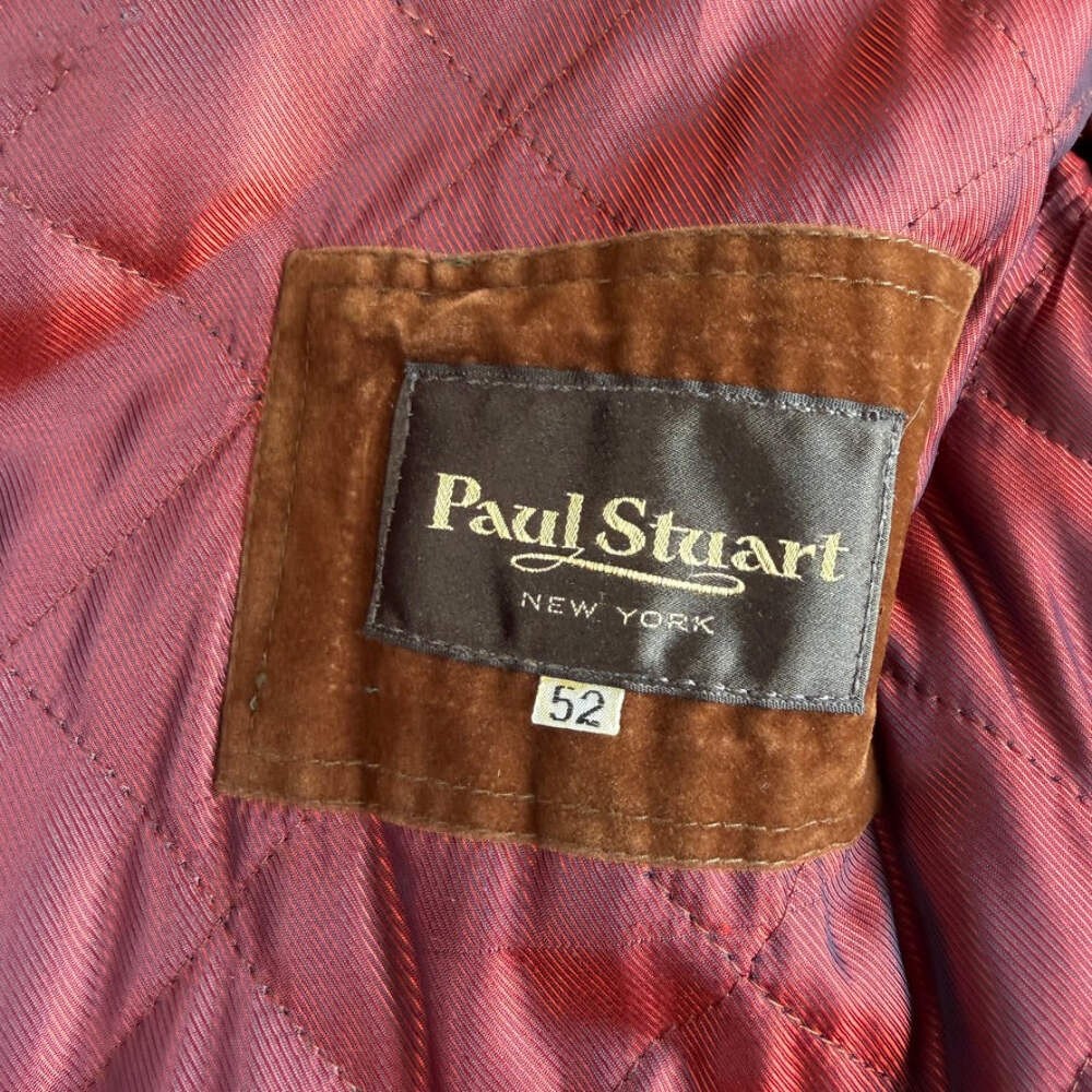 Paul Stuart (52IT / L) Plaid Wool Quilt Lined Hunting Chore Coat