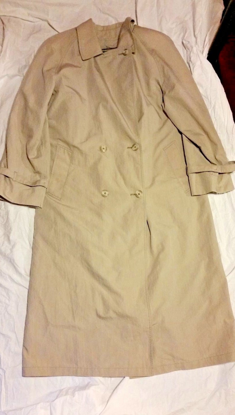WOMEN’S LONDON FOG KHAKI TAN COAT W/ REMOVABLE THINSULATE LINER 8R 8 REGULAR