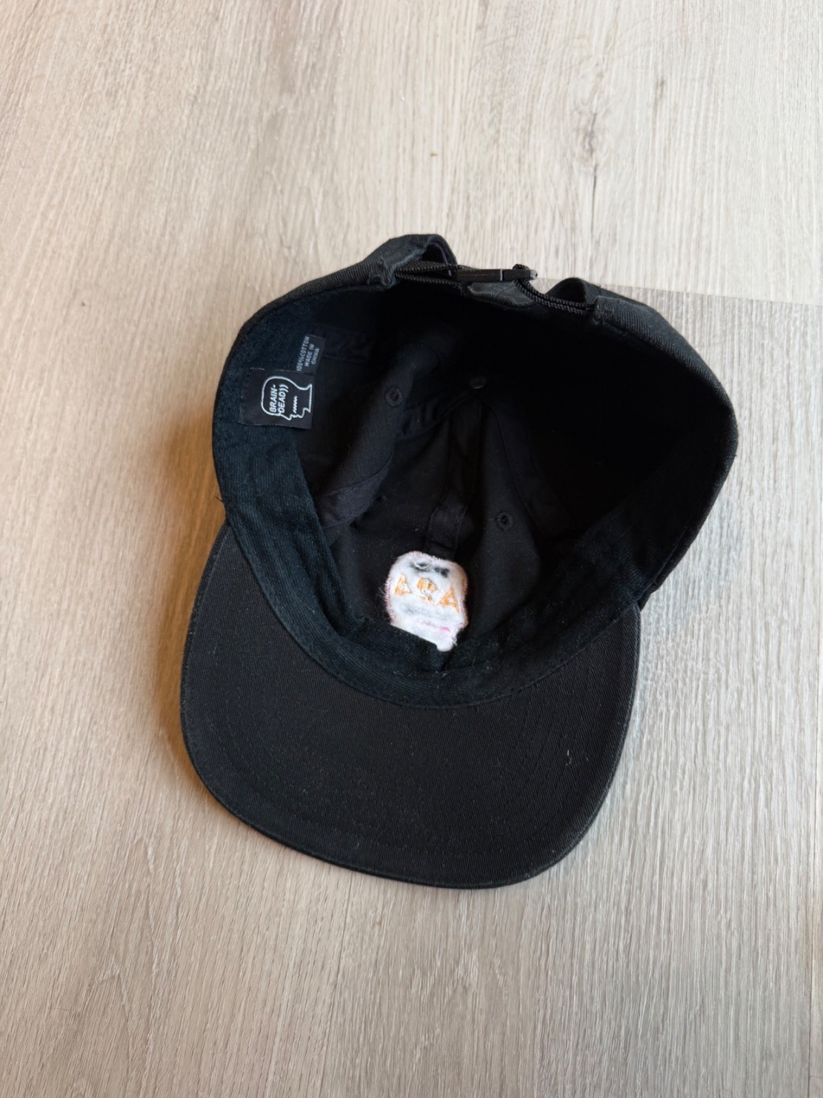 A24 x Brain Dead Embroidered 6-Panel Promo Hat / Black limited edition