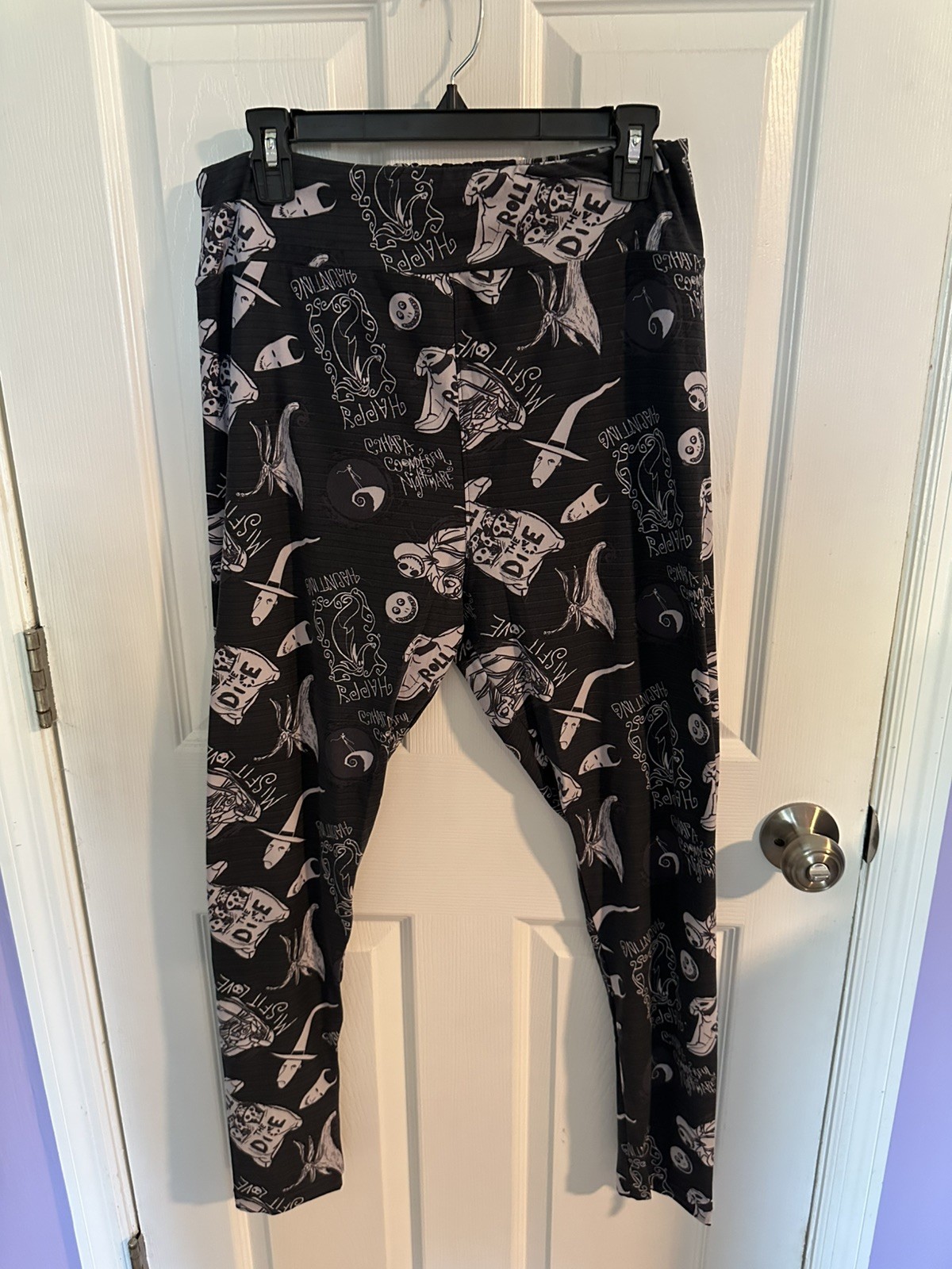 Lularoe Disney Pre Own Nightmare Before Christmas Jack Skellington Gray -TC2