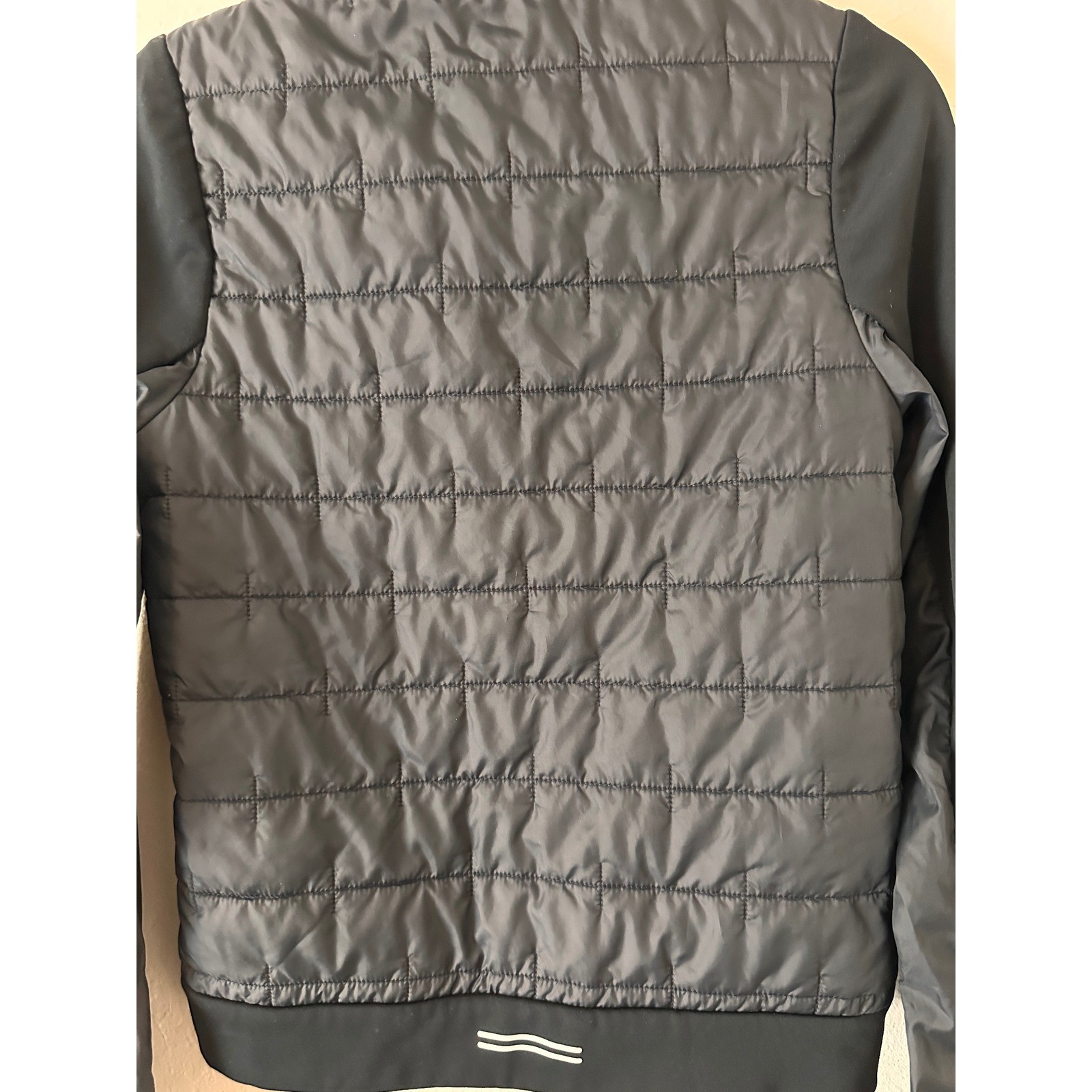 Nike Running Therma-FIT Quilted Puffer Full Zip Black Jacket Womens XS