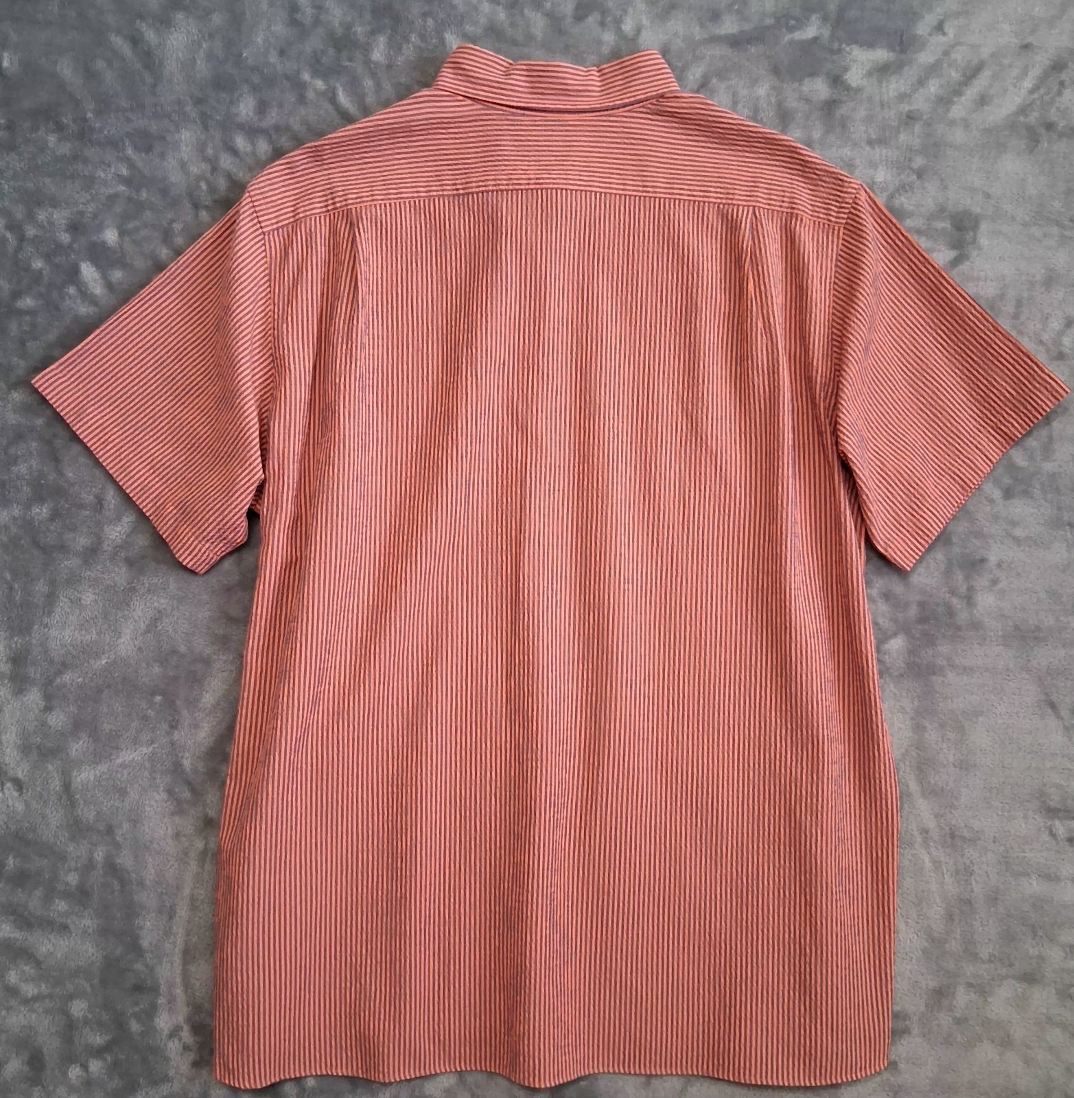 Cremieux Performance Sz XXL Seersucker Short Sleeve Button-Dn Collar/Frnt Shirt