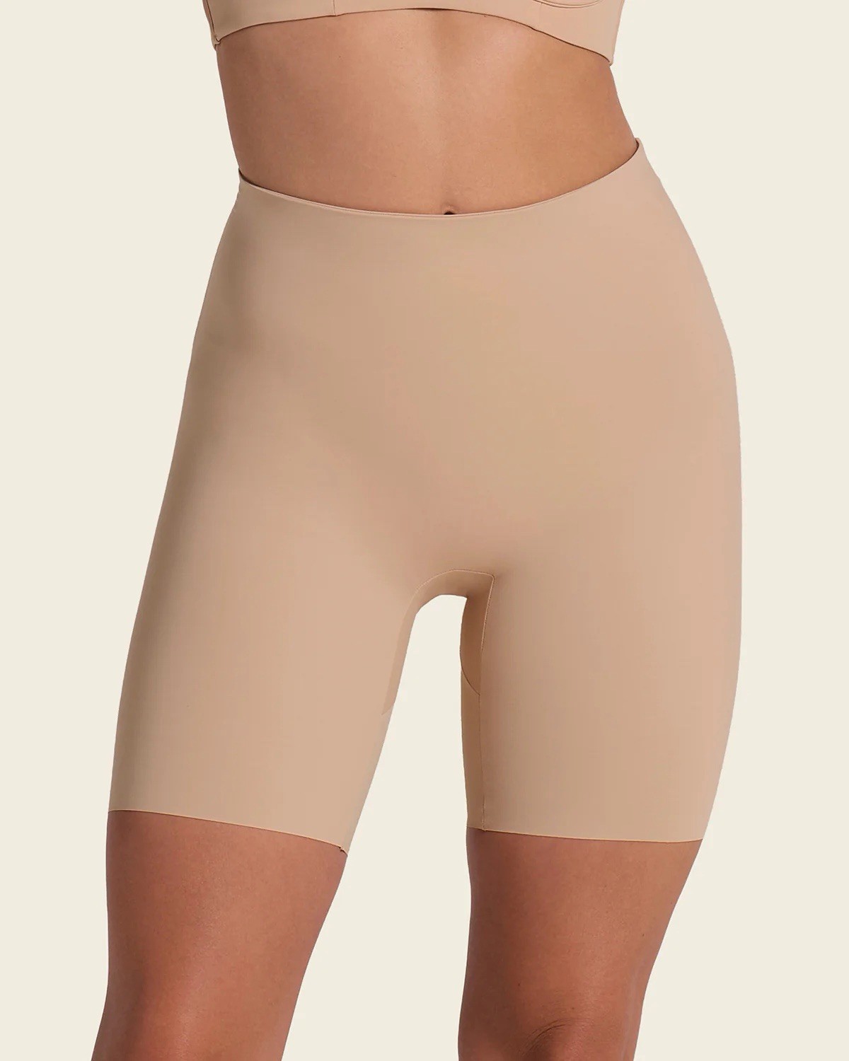 Leonisa NWT Small Nude Midrise Anti Chafing Butt Lifter Shaper Short