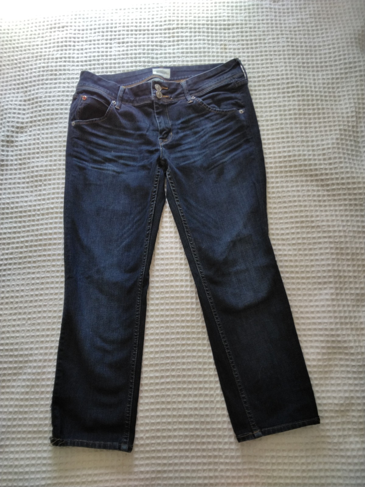 Hudson Jeans Women’s Dark Wash Cropped Cuffed Jeans – Size 27