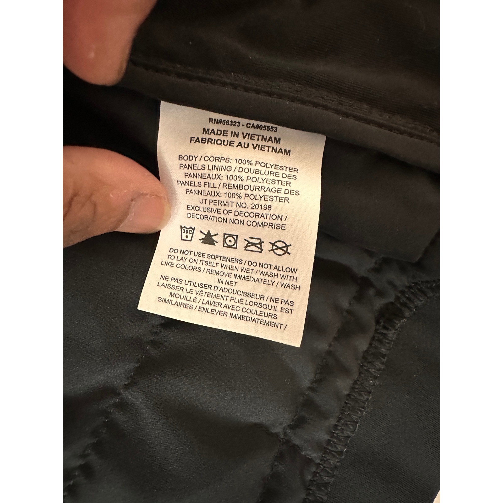 Nike Running Therma-FIT Quilted Puffer Full Zip Black Jacket Womens XS